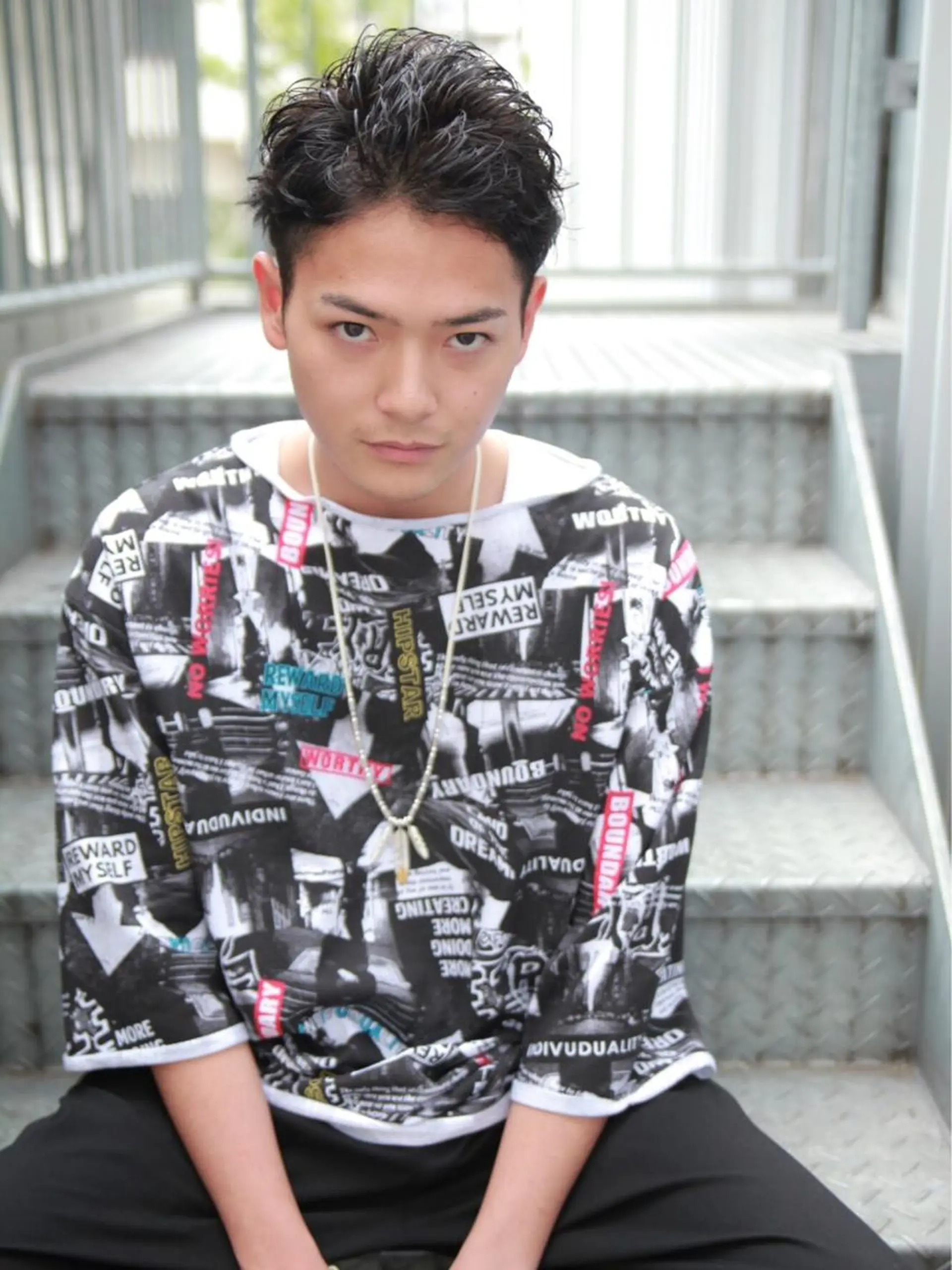 メンズ ✨メンズパーマ&大人 ショート✨　小野匠登のヘアスタイル