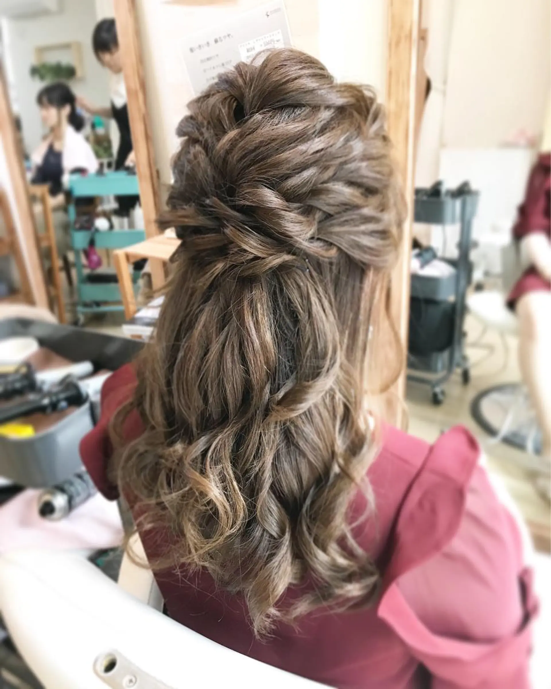 ロング ヘアアレンジ 早朝✨ヘアセット 着付け/清水玲歌のヘアスタイル