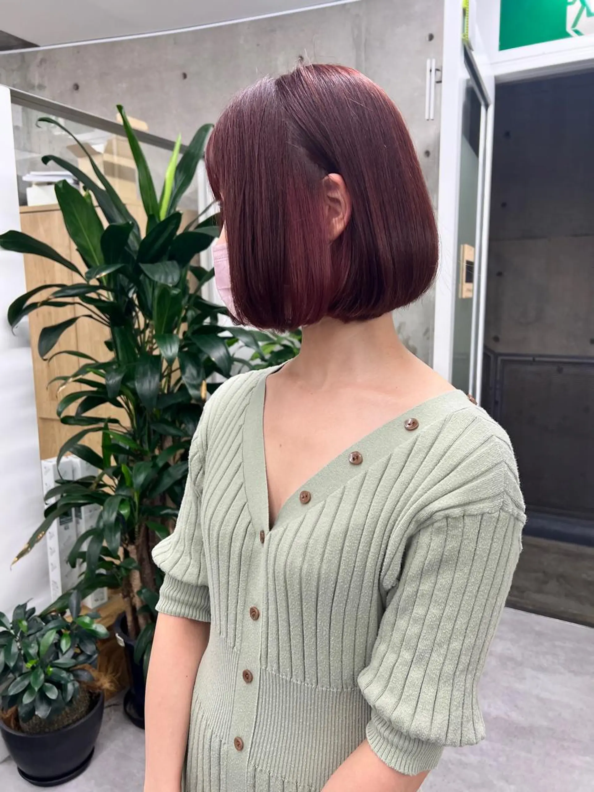ミディアム カラー カット ヘアカラー トリートメント welring hair salonのヘアスタイル