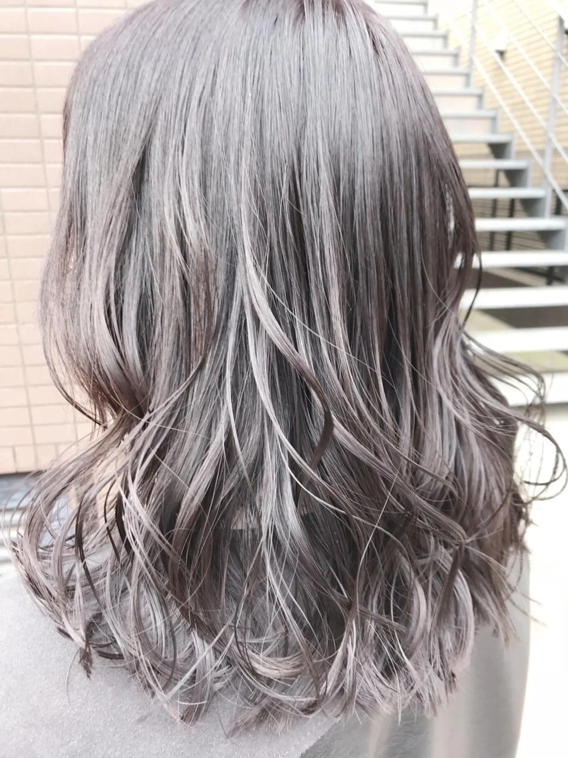 ミディアム カラー ラベンダーカラー ラベンダーグレー 【完全マンツー 恵比寿】佐藤 翔のヘアスタイル