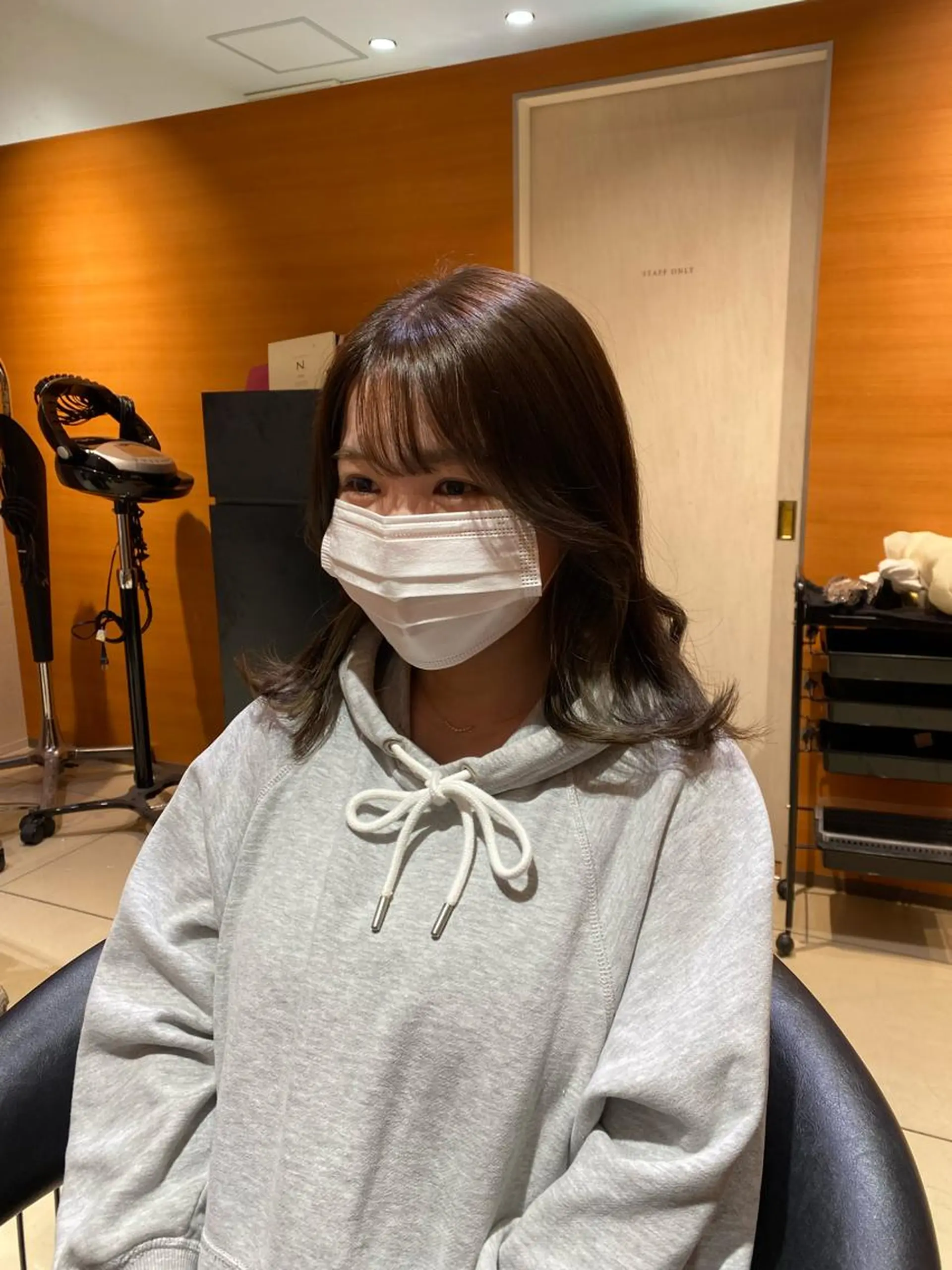 ミディアム 韓国ヘア🕊村上 ののこ🕊のヘアスタイル