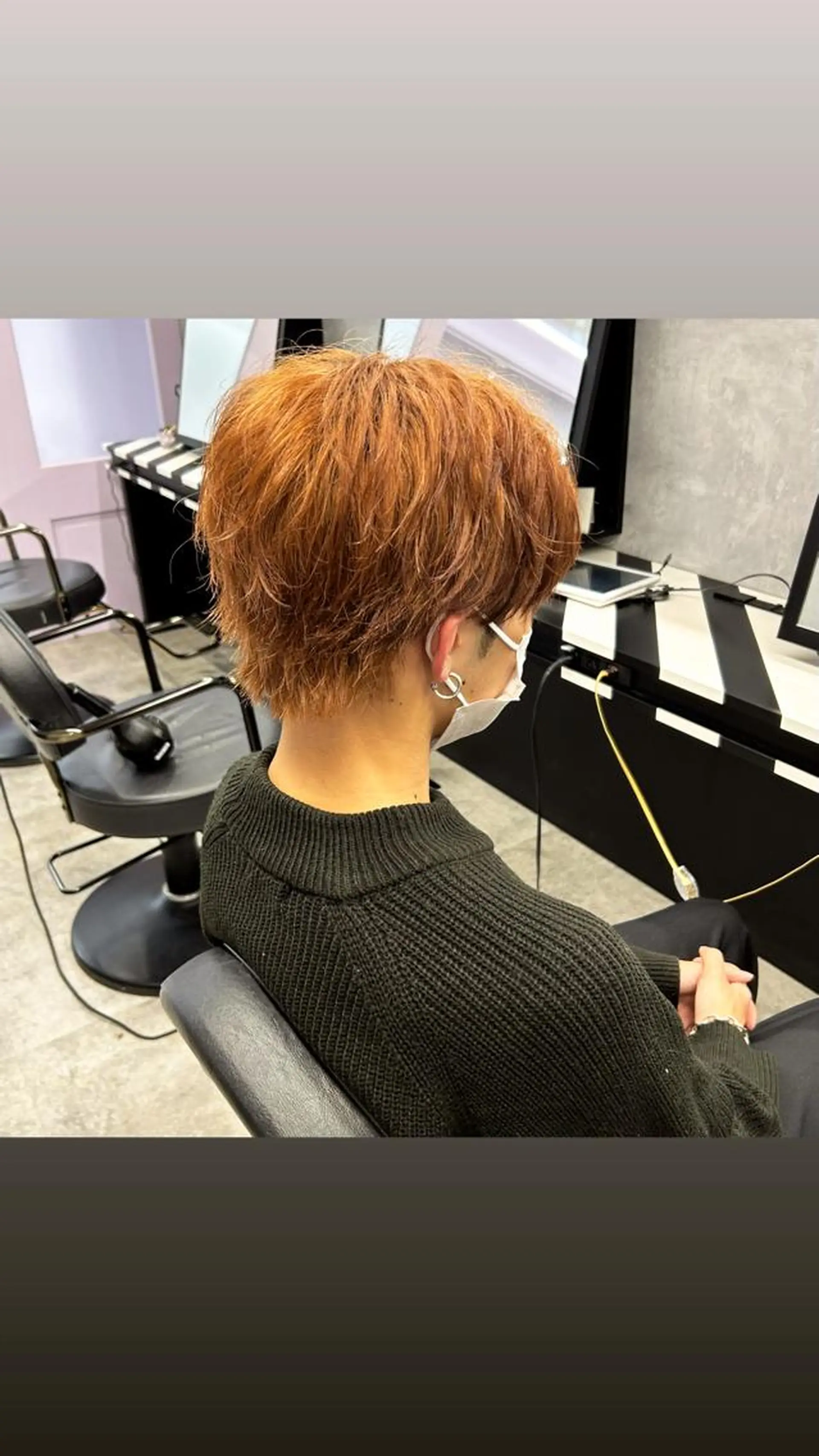 メンズ 縮毛矯正・髪質改善 特化 出納 直起のヘアスタイル