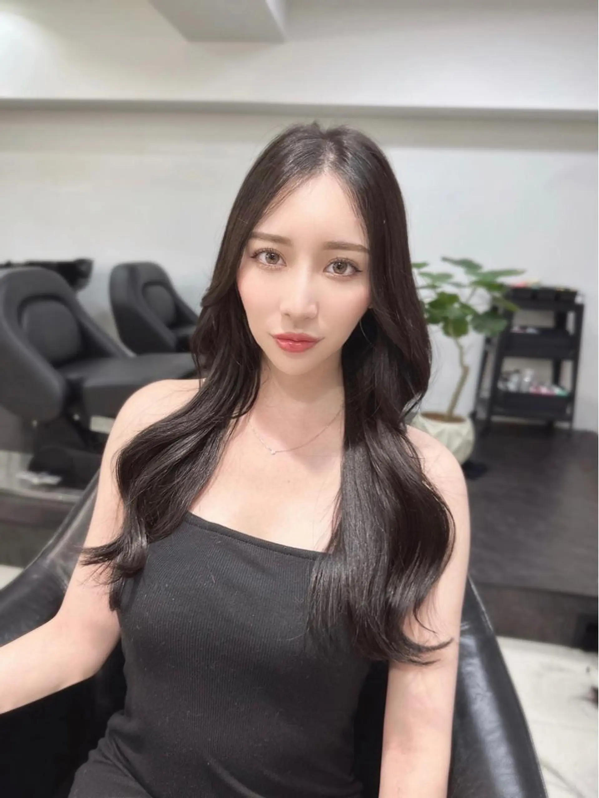 ミディアム カラー 韓国ヘア 店長NEGIのヘアスタイル