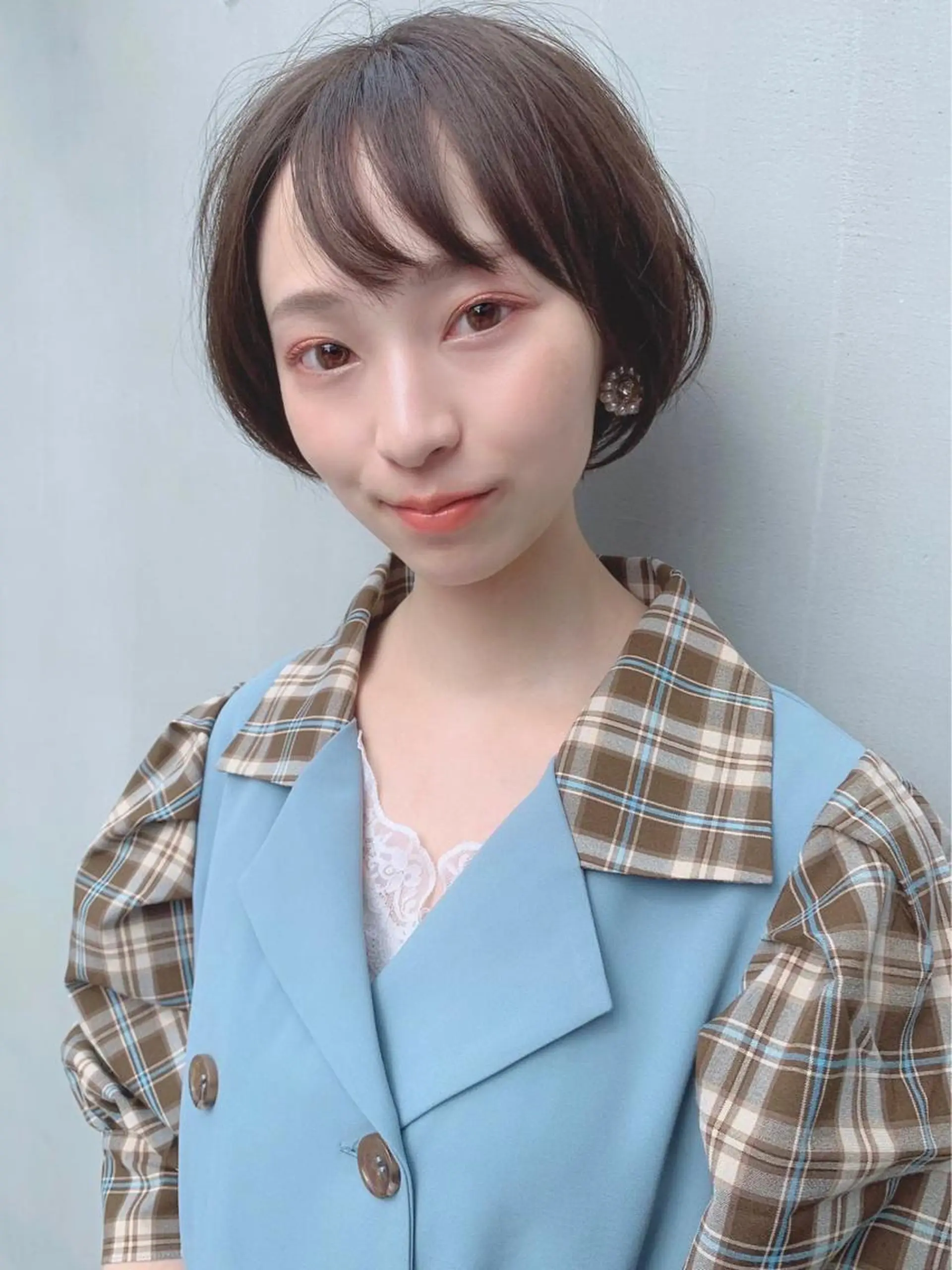 ショート カラー パーマ ヘアアレンジ 【公式】amble luxe池袋東口🩷のヘアスタイル