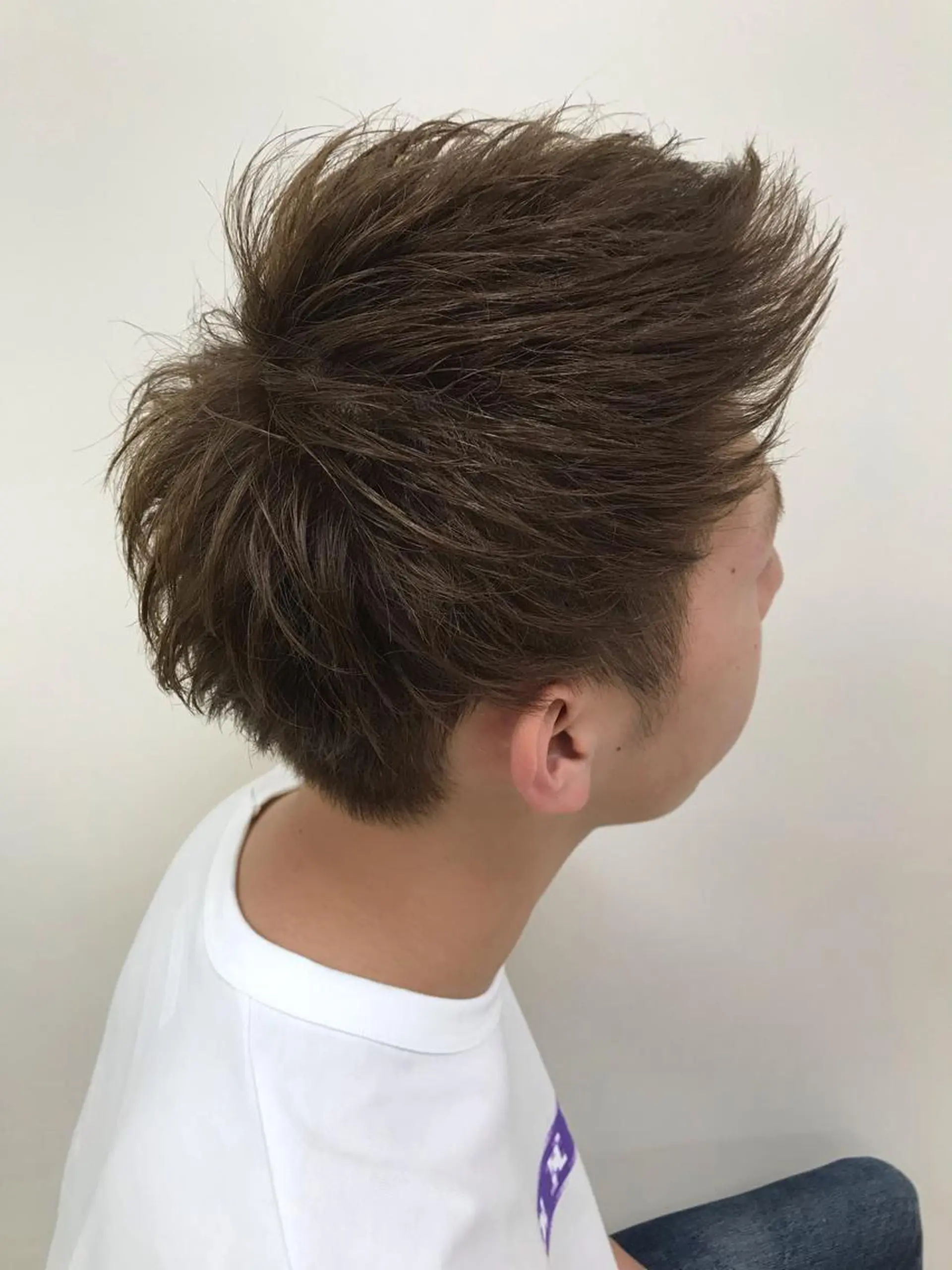 ショート メンズ カット ヘアカラー トリートメント 大橋 輝久のヘアスタイル