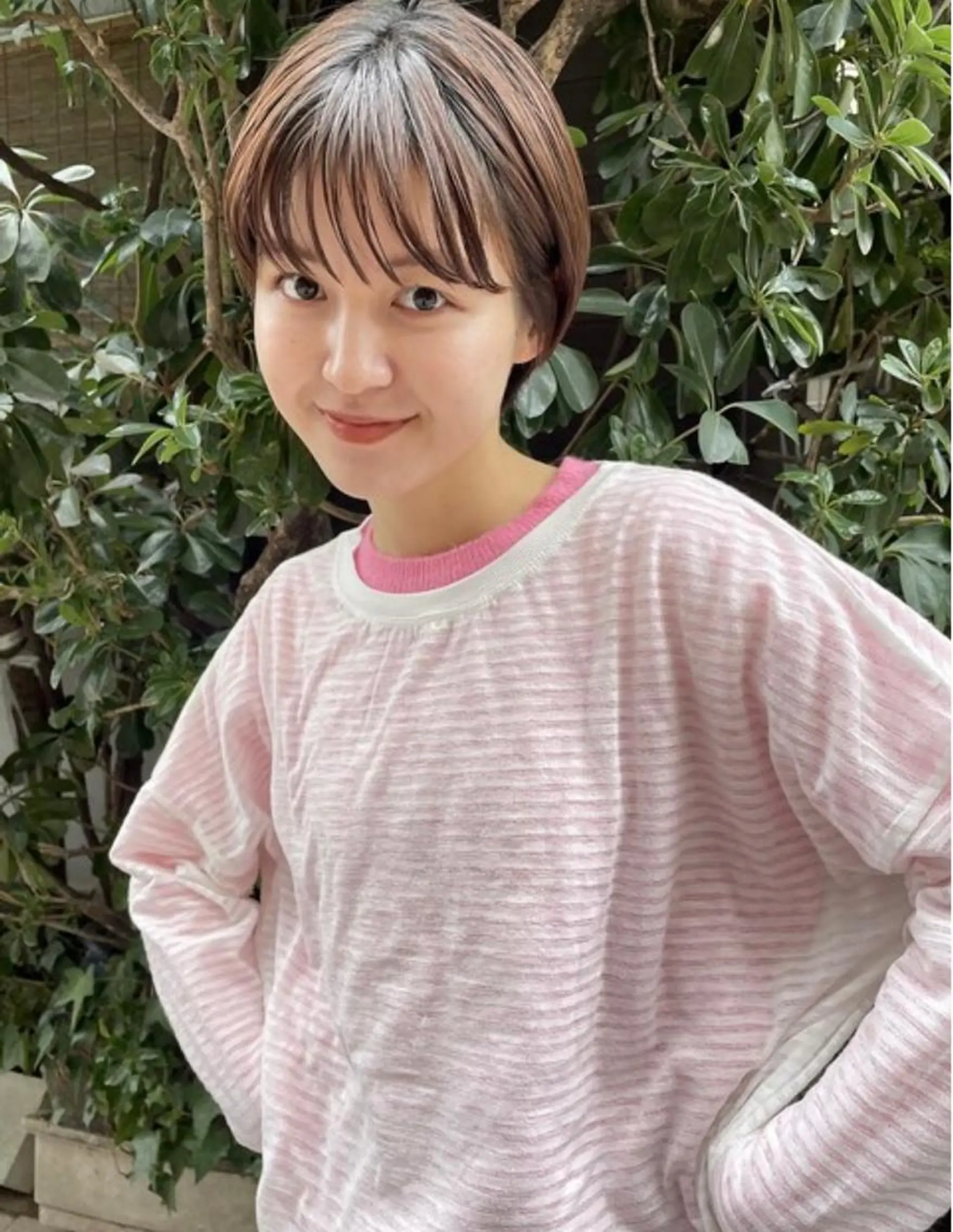 ショート 野村 百花のヘアスタイル