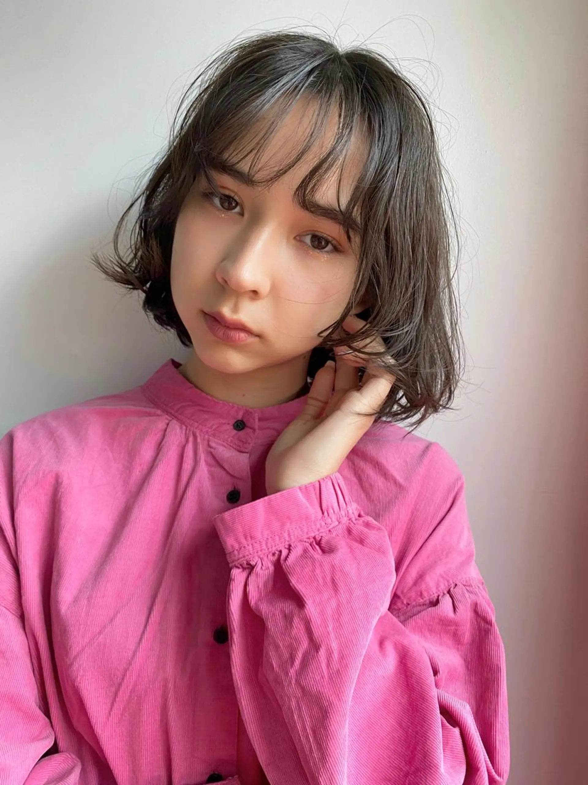 ショート カラー パーマ カット ヘアカラー トリートメント Hayashi Shioriのヘアスタイル