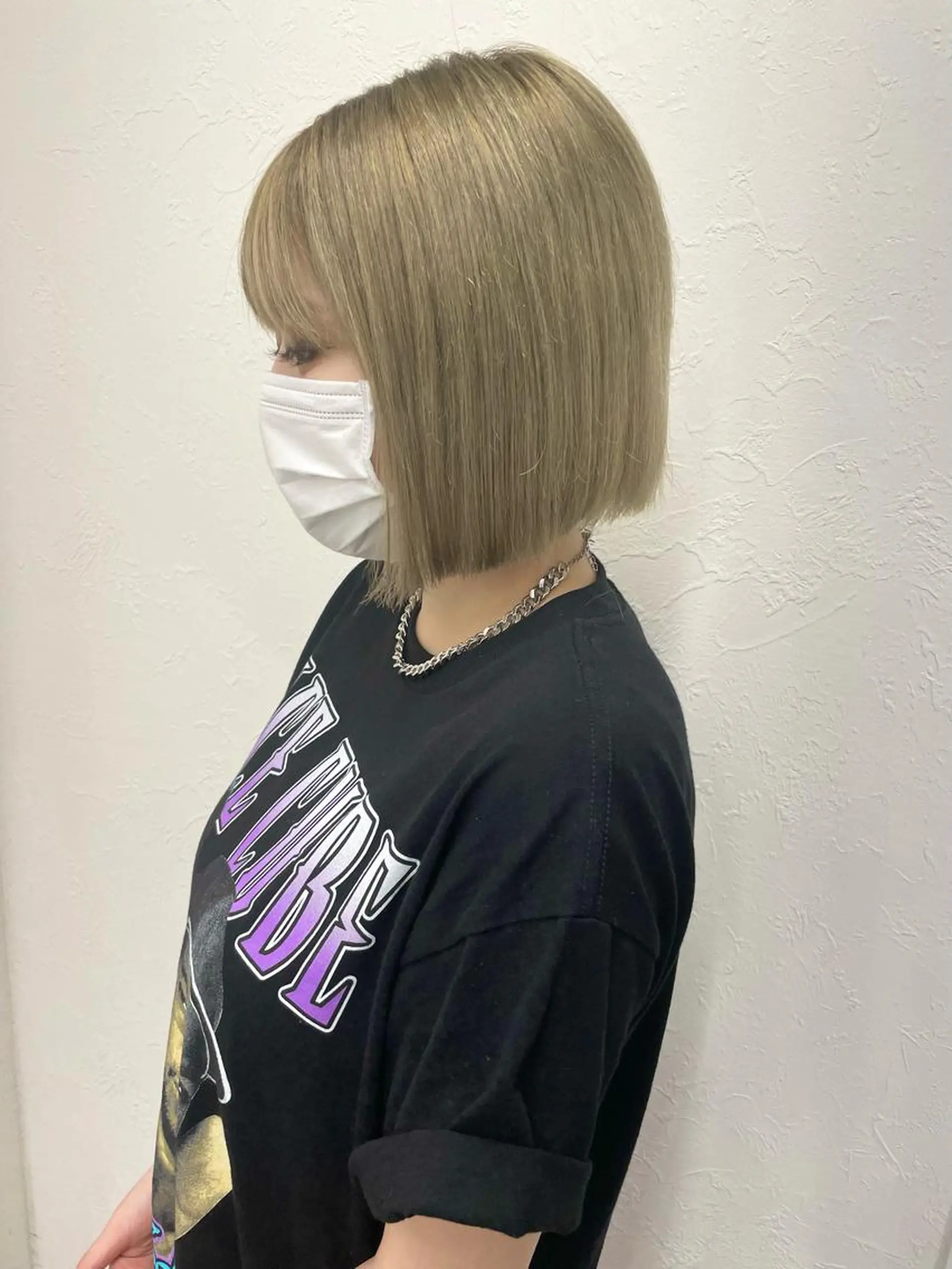 ミディアム カラー ハイトーンカラー ヘアカラー 🤍2nd🤍田所 美希のヘアスタイル