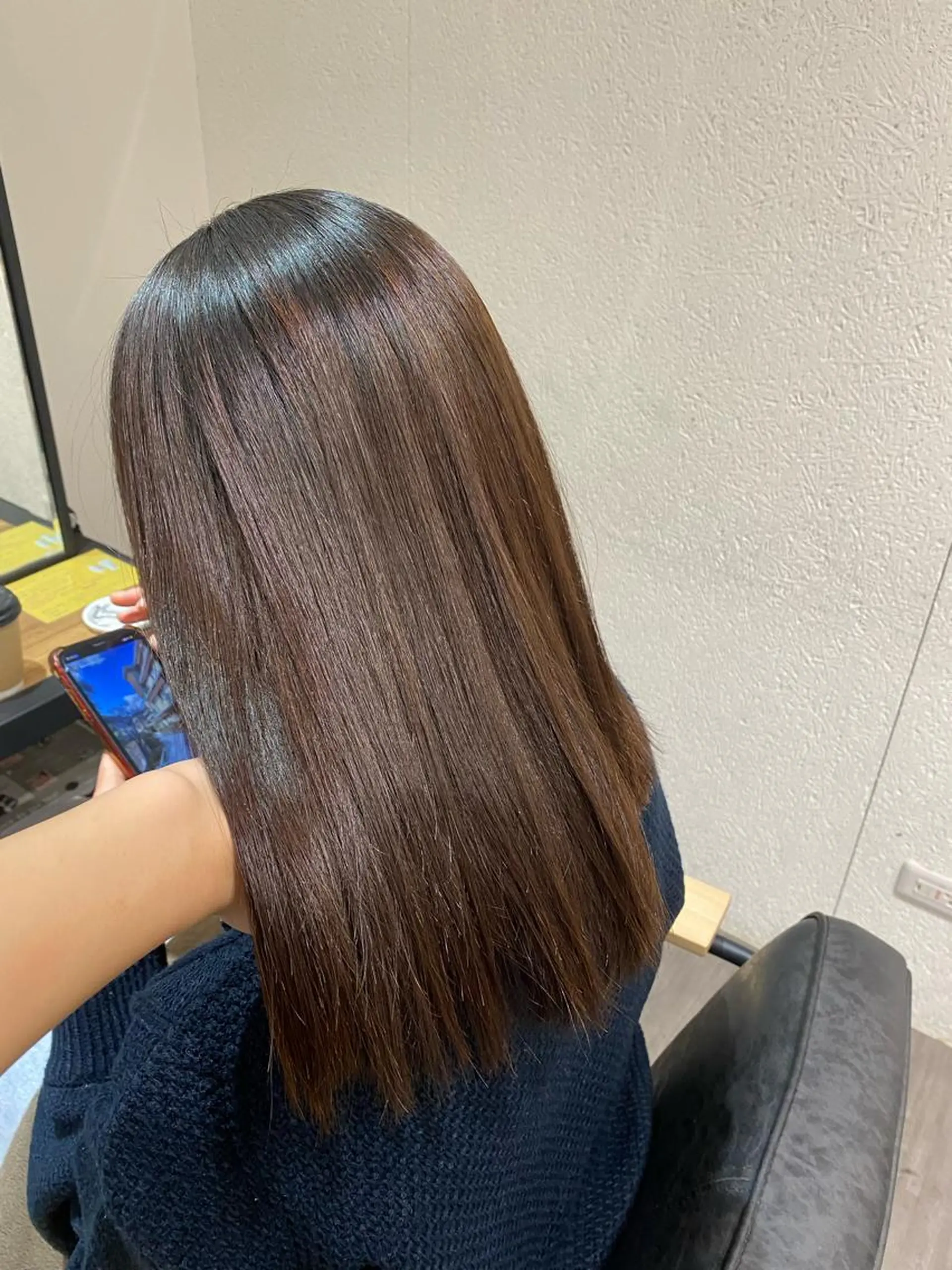 ミディアム カット 縮毛矯正 cocotte🌿 amaneのヘアスタイル