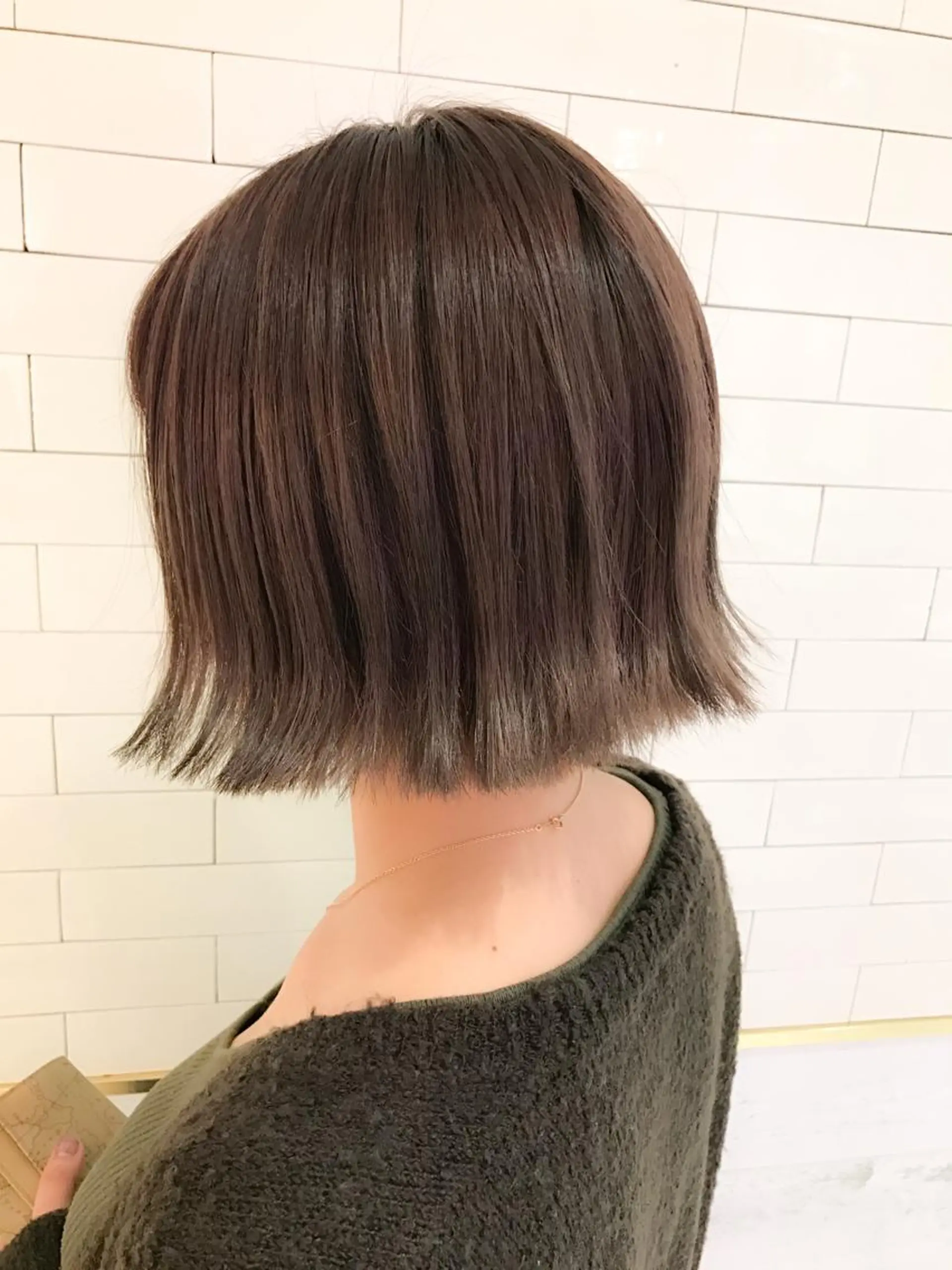 ショート カラー アッシュ グラデーションカラー パープルカラー パープルアッシュ ボブ 🧡ショートの達人 🧡SHOのヘアスタイル