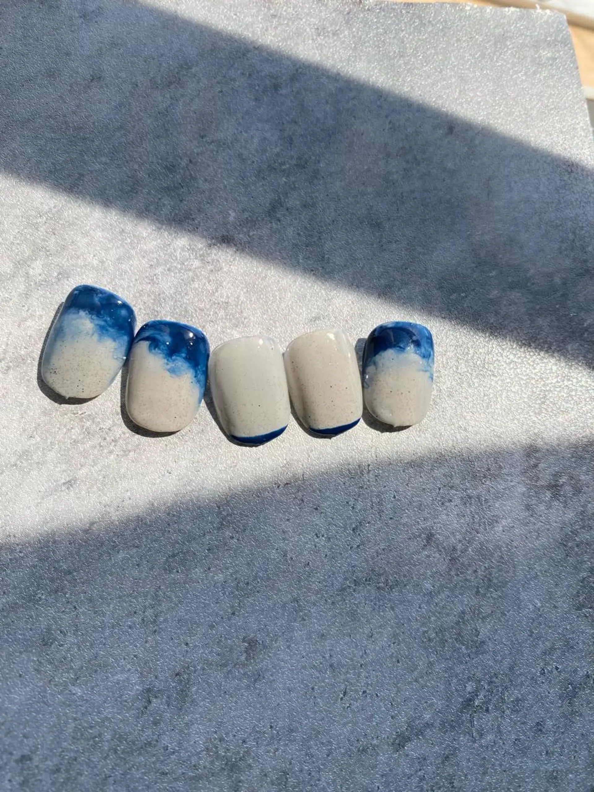 ネイル ハンドネイル 草加ニュアンスネイル 🌚hersのネイルデザイン