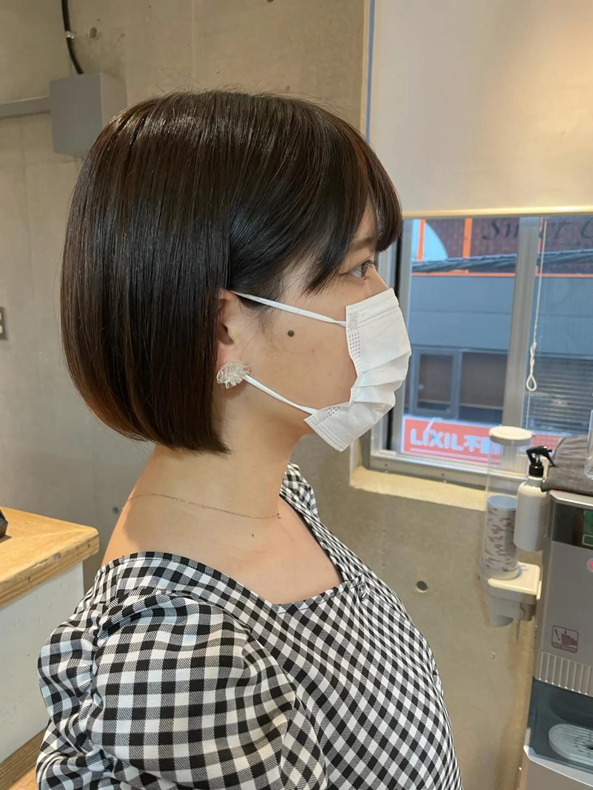 ショート カラー ボブ カット ヘアカラー しのはら まどかのヘアスタイル