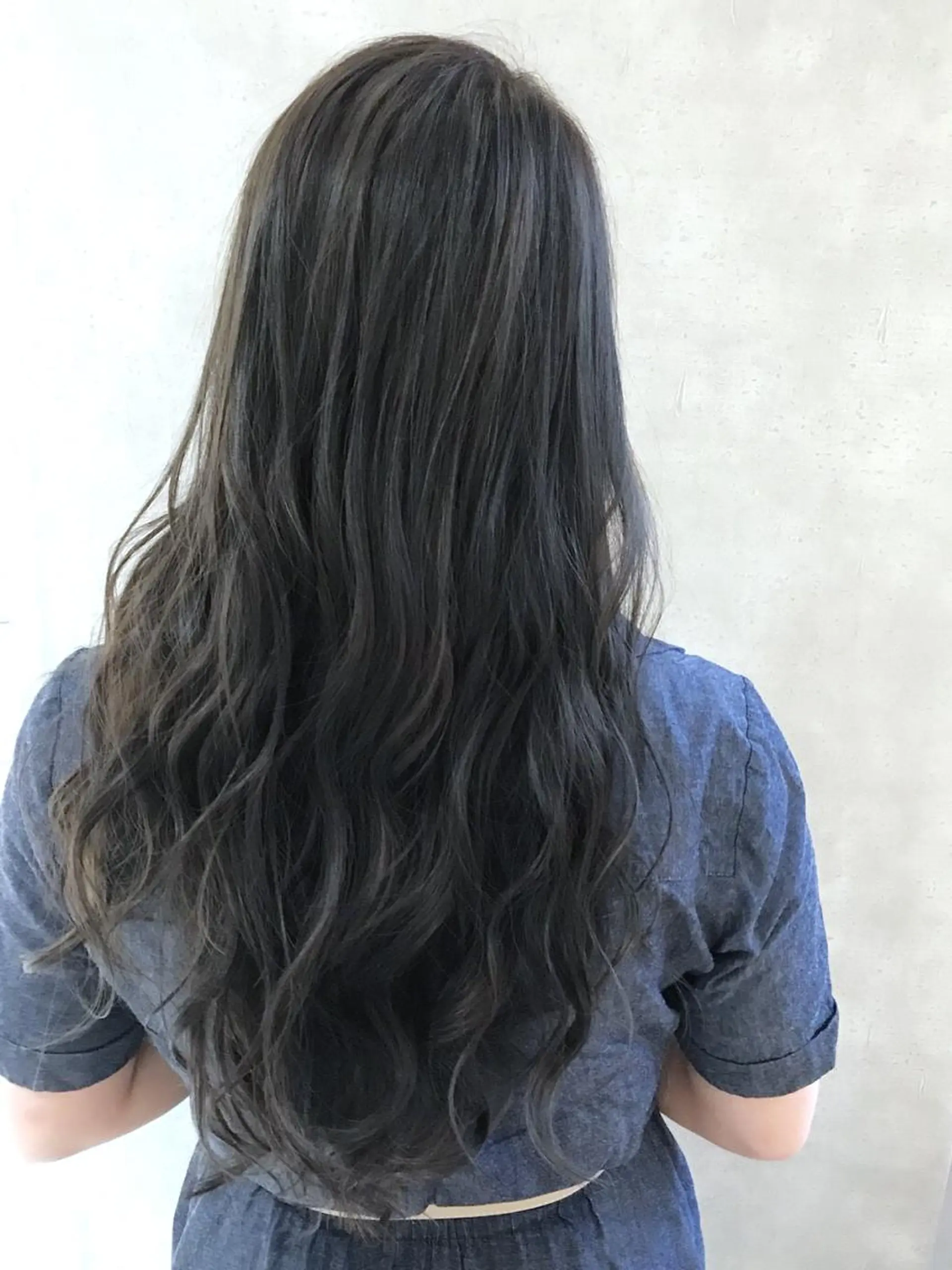 カラー ロング アディクシーカラー ブリーチ ケアブリーチ ダブルカラー ハイライトカラー MOU namba ムウナンバのヘアスタイル