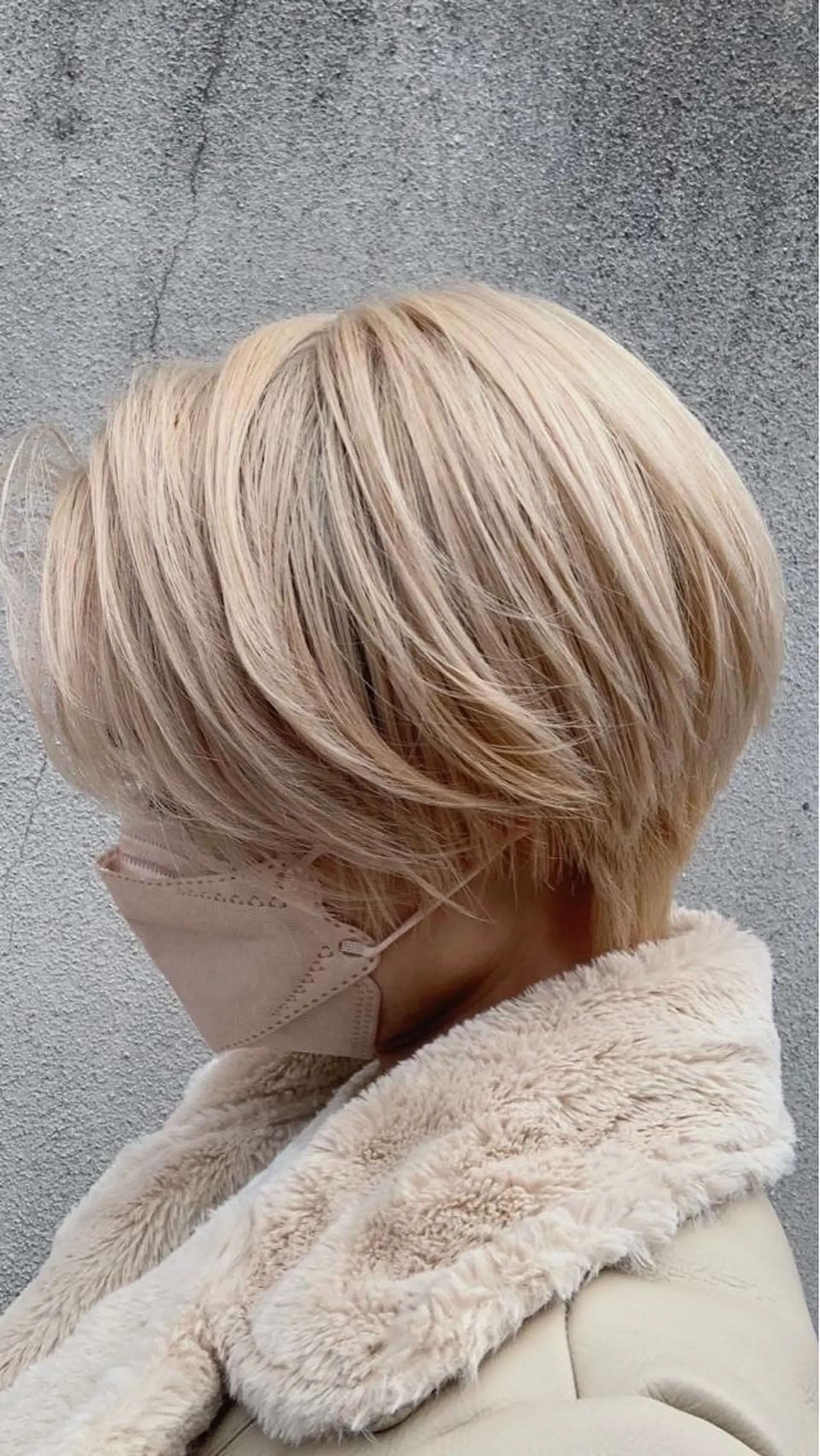 ミディアム カラー メンズ ベージュカラー ホワイトベージュ ヘアカラー トリートメント 🧸赤み消し🐾 ラベンダ/ミルクティのヘアスタイル