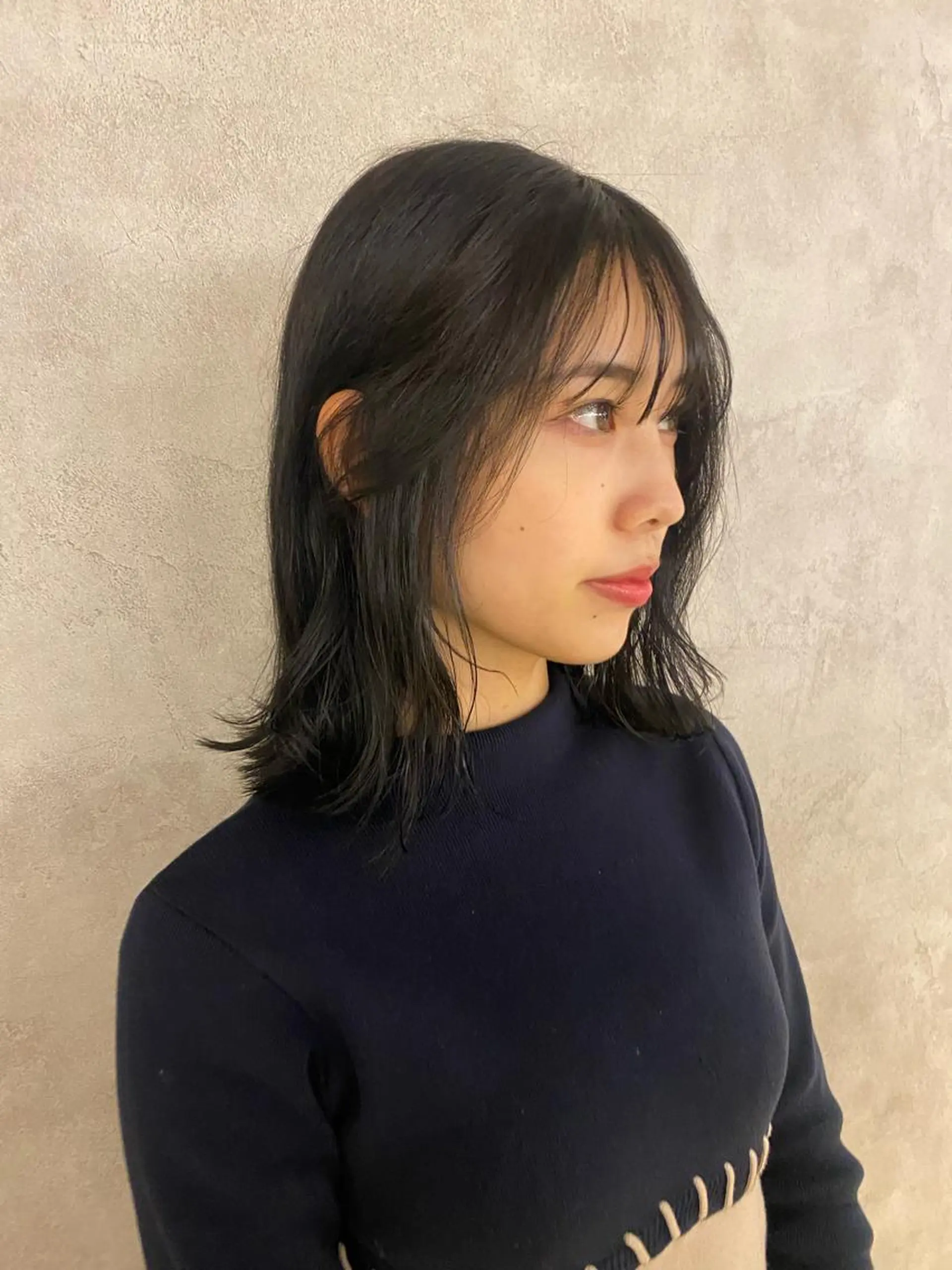 ミディアム カラー stylist トモヤのヘアスタイル