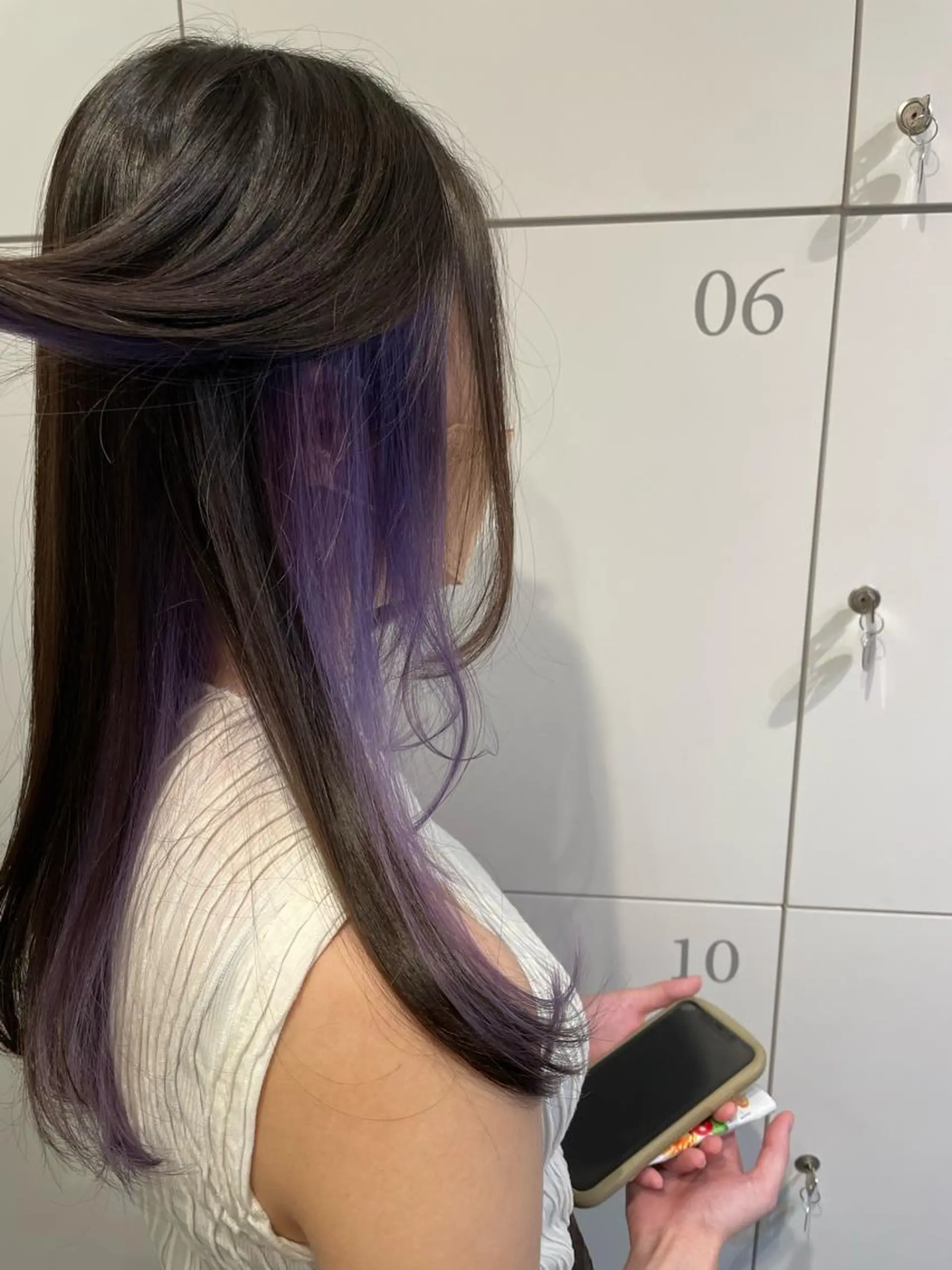 ロング カラー ブリーチ ケアブリーチ デザインカラー イヤリングカラー インナーカラー カット 小川 舜人のヘアスタイル