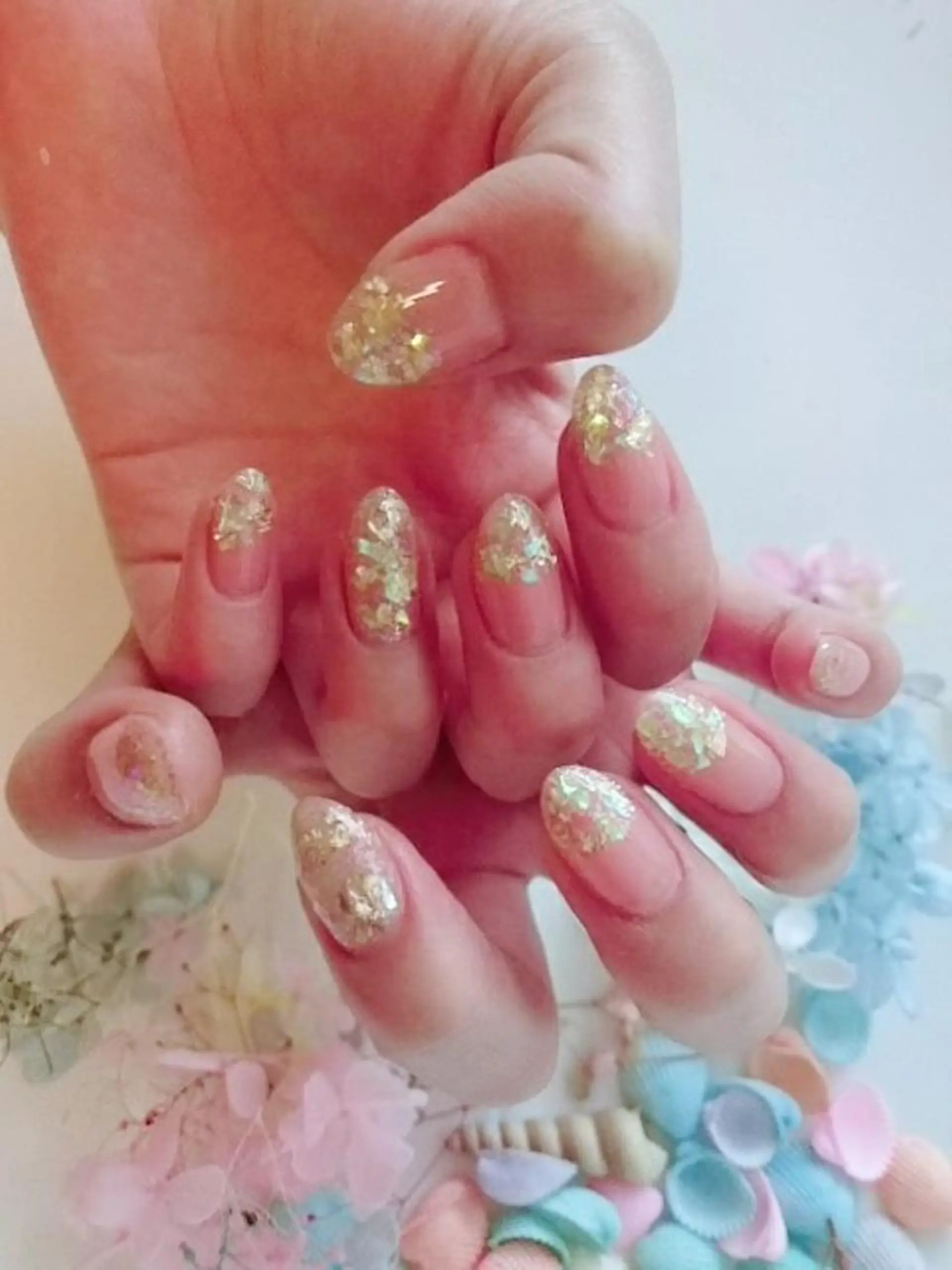 ネイル アートネイル ホログラムネイル トミー ワイのネイルデザイン