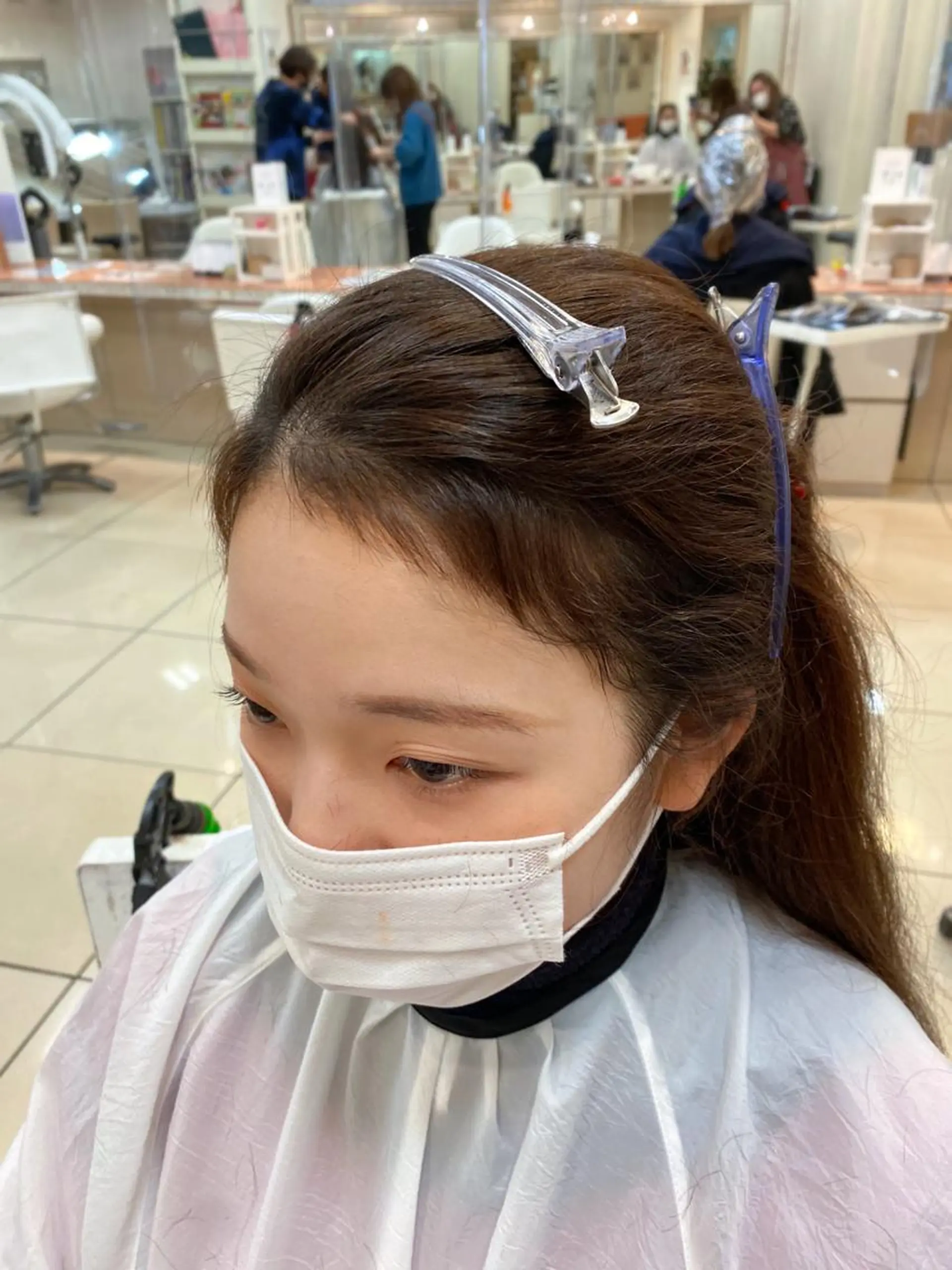 ロング パーマ 具志 真理子のヘアスタイル