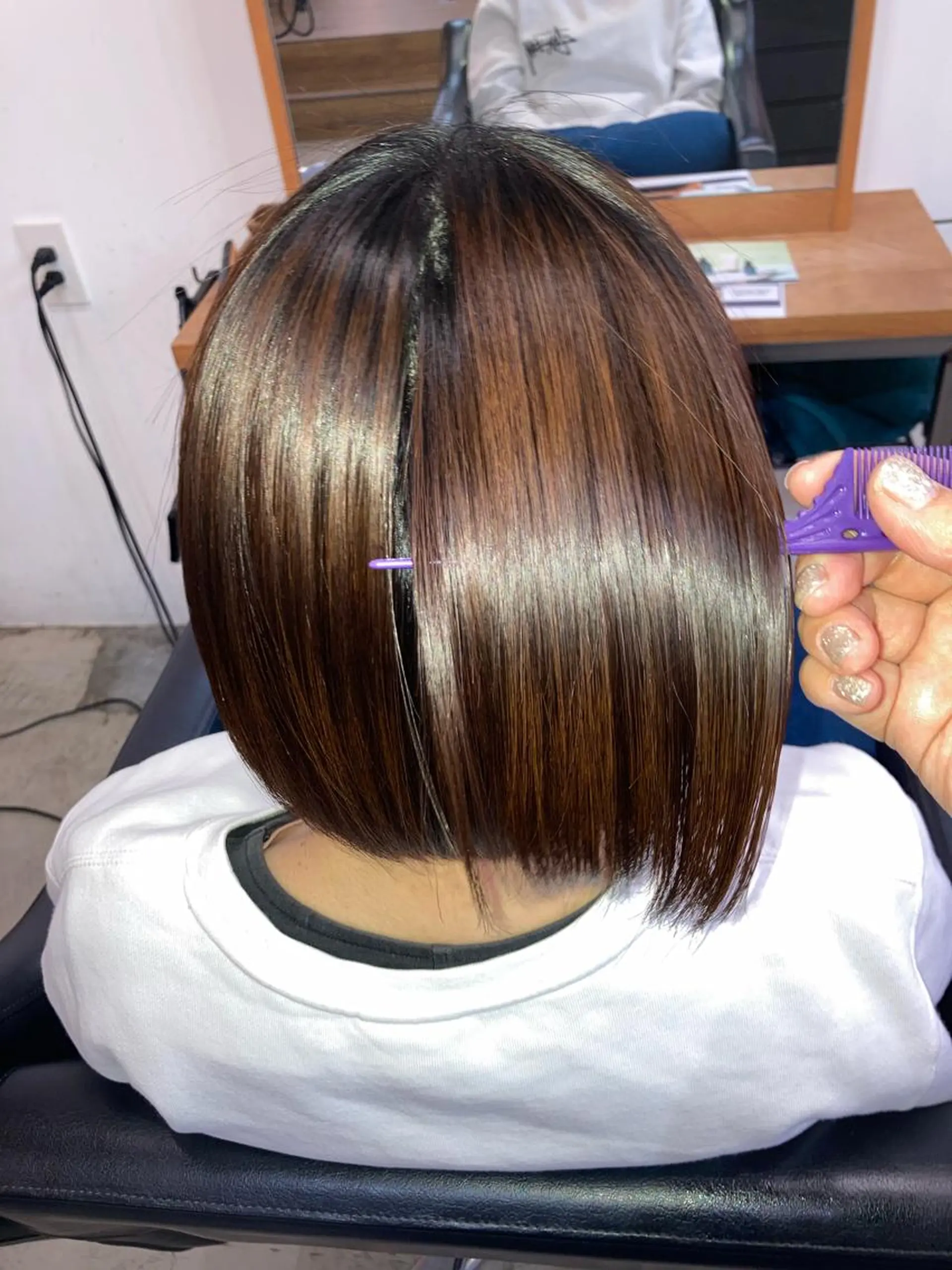 ショート 髪質改善 トリートメント 平野 朋未のヘアスタイル