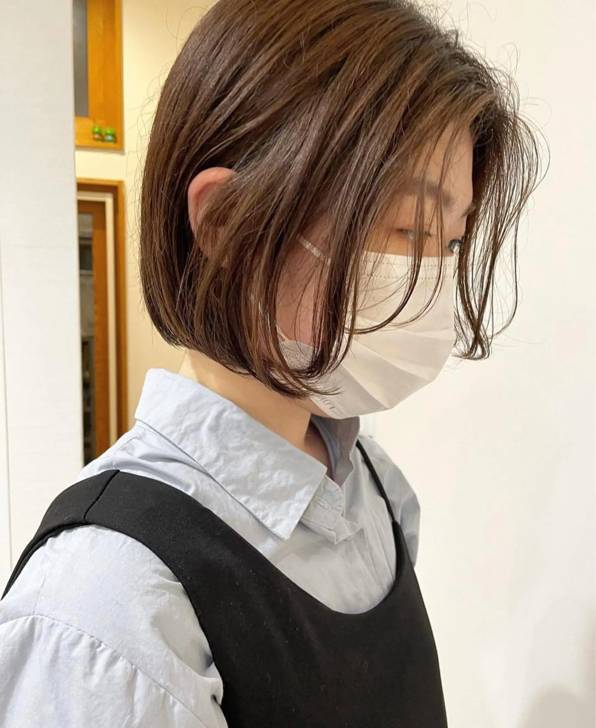 ショート カラー ボブ 似合わせカット カット 髪質改善ストレート✨ パーマヘア✨YUKIのヘアスタイル