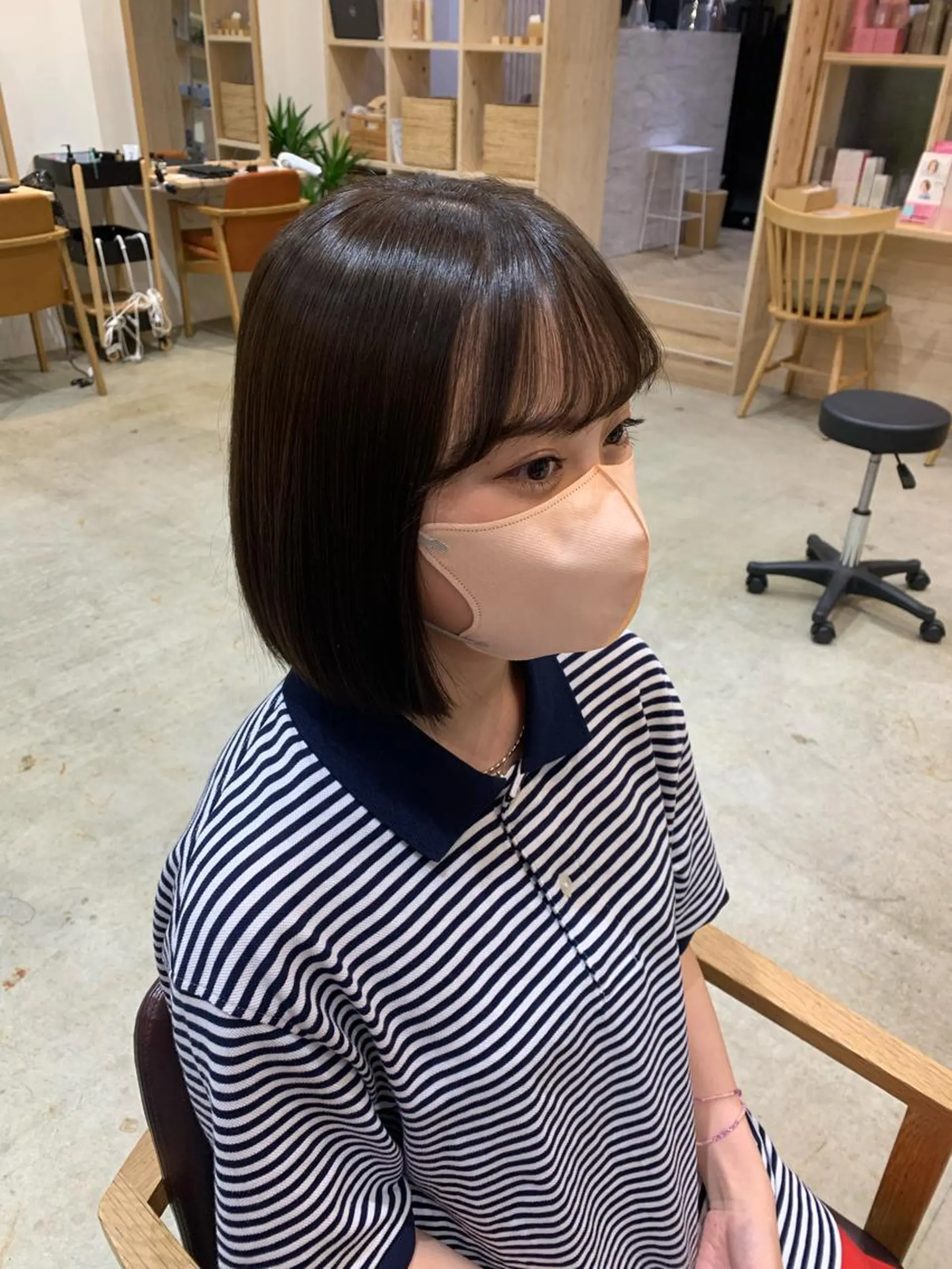 ショート ボブ/レイヤー/ニュ アンスパーマ/小夏のヘアスタイル