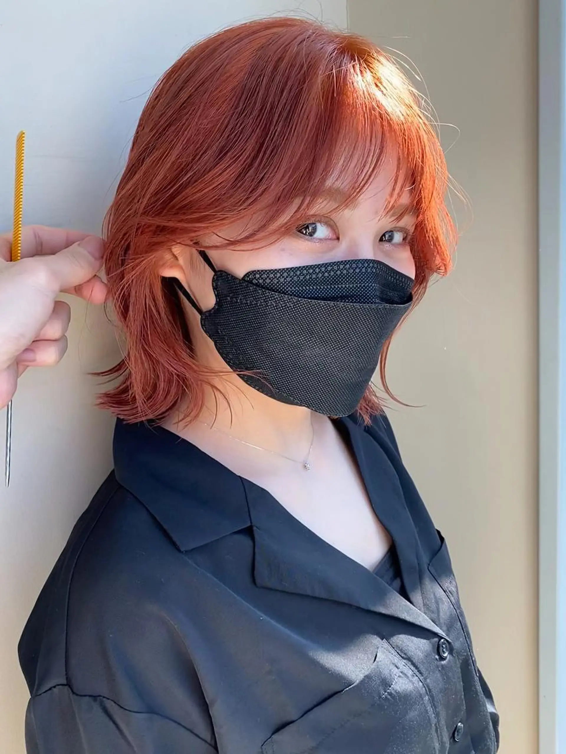 ミディアム くびれヘア 顔周りカット 小顔カット トリートメント 【1日2名様限定】 AFLOAT白川雄副のヘアスタイル