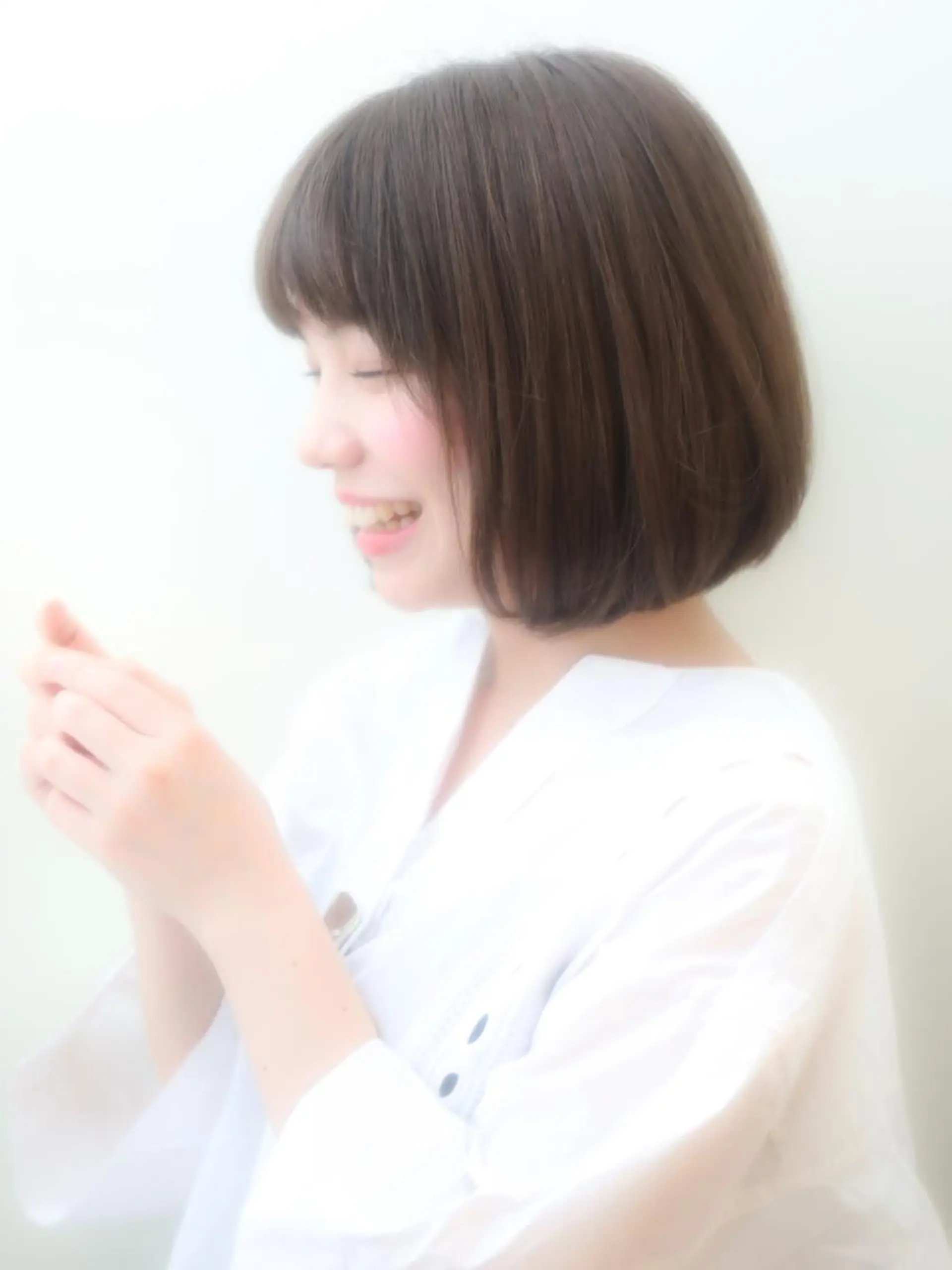 ミディアム カラー レイヤーカット✂️ 横浜No1♡下鳥翔子のヘアスタイル