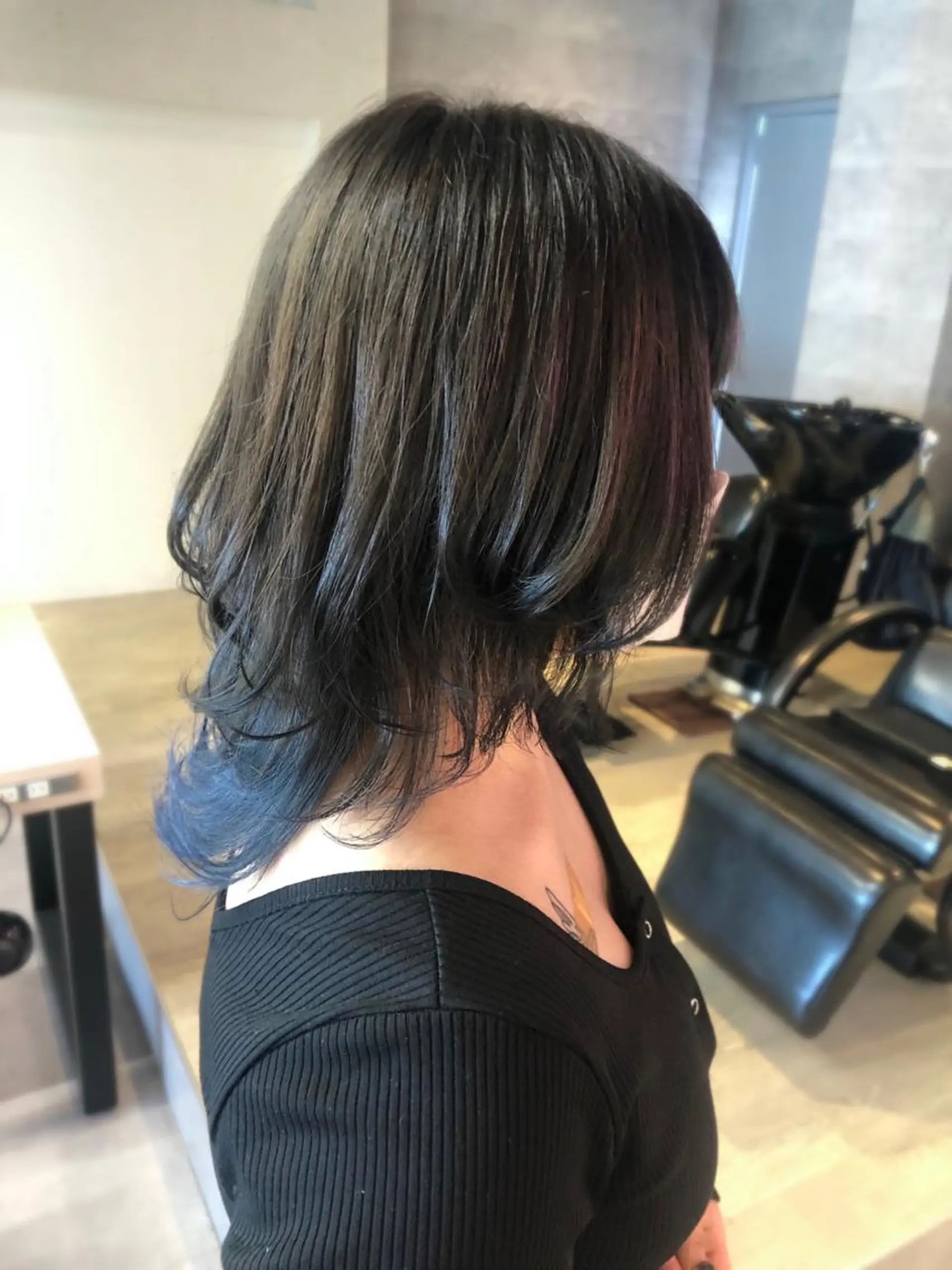 ミディアム カラー ヘアカラー トリートメント 🪞個室サロン/韓国 艶髪/keito🪞のヘアスタイル