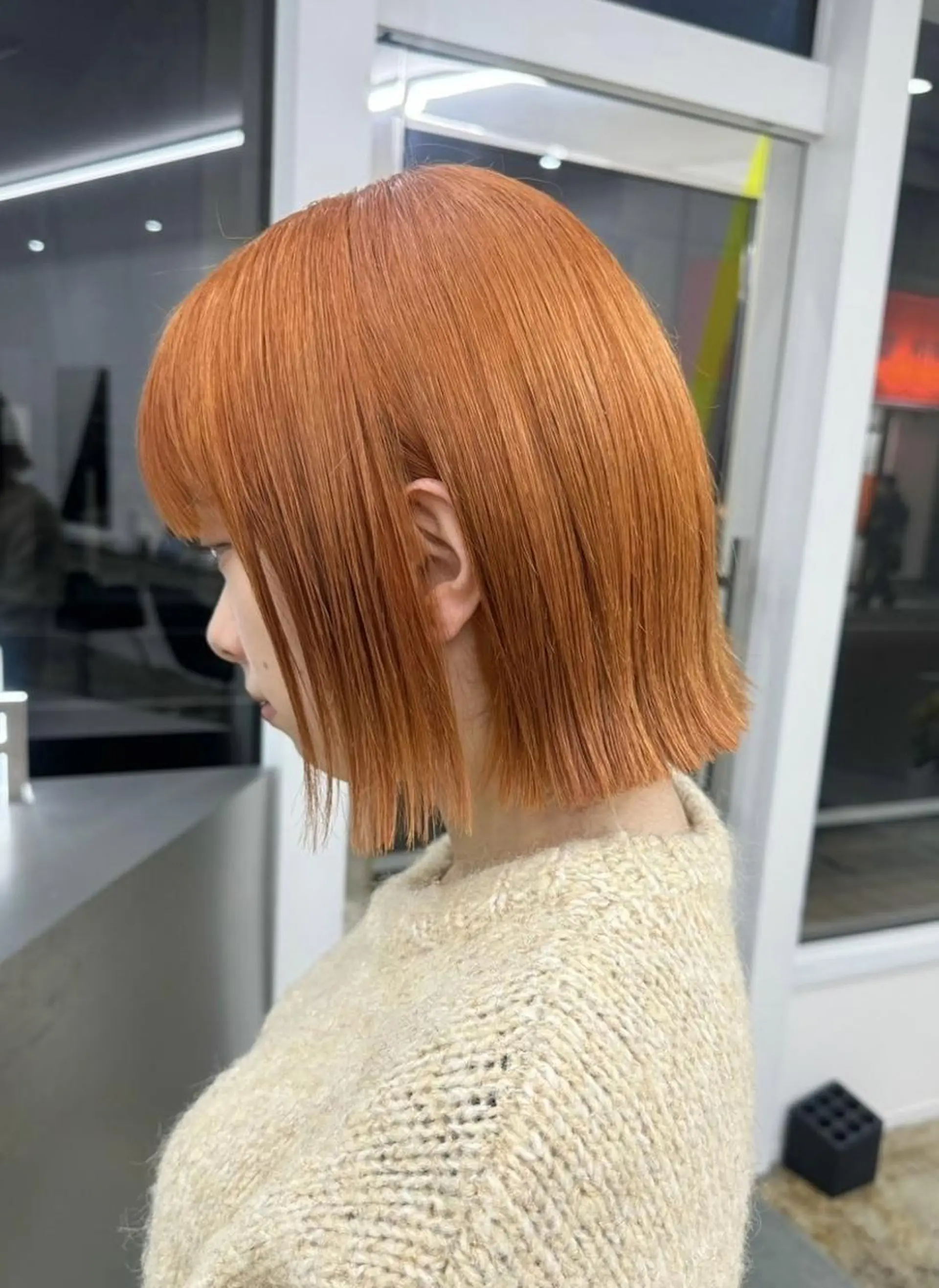 ミディアム カラー ブリーチなし透明感 カラー✨横山 佳希のヘアスタイル