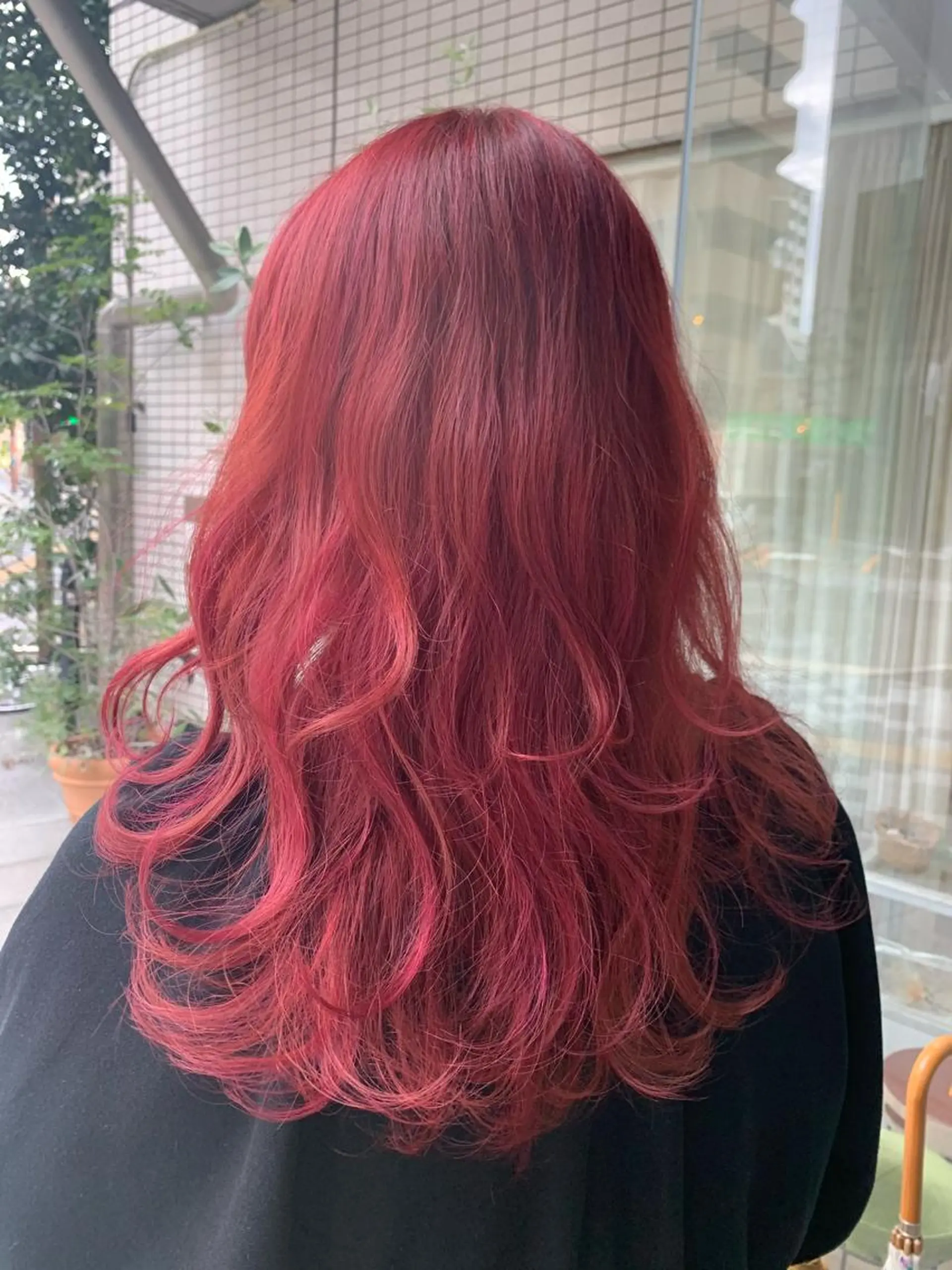 ロング カラー カット ヘアカラー fio マナミのヘアスタイル