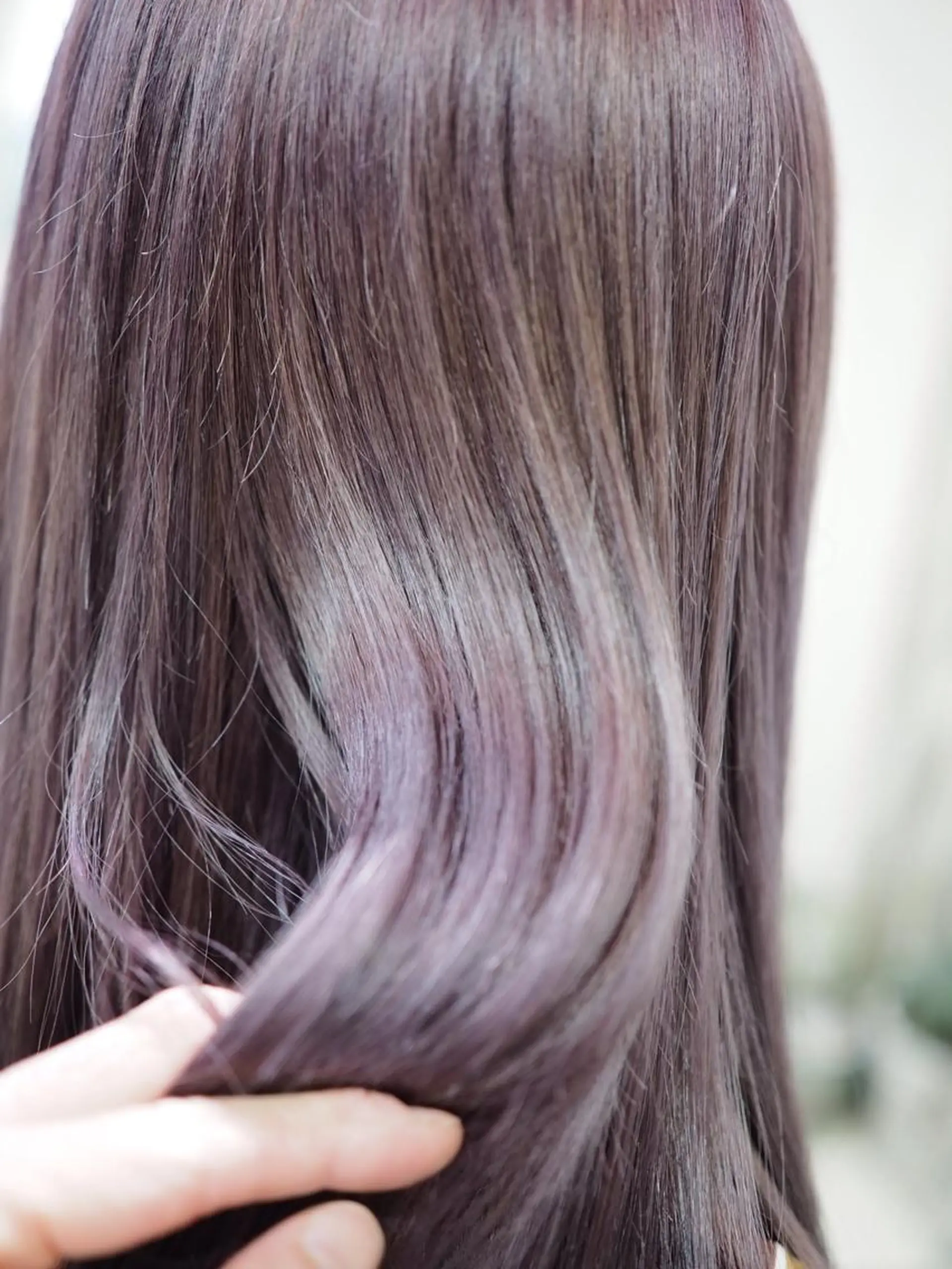 ミディアム パープルカラー 【全部無料🙇】 おがわようしんのヘアスタイル