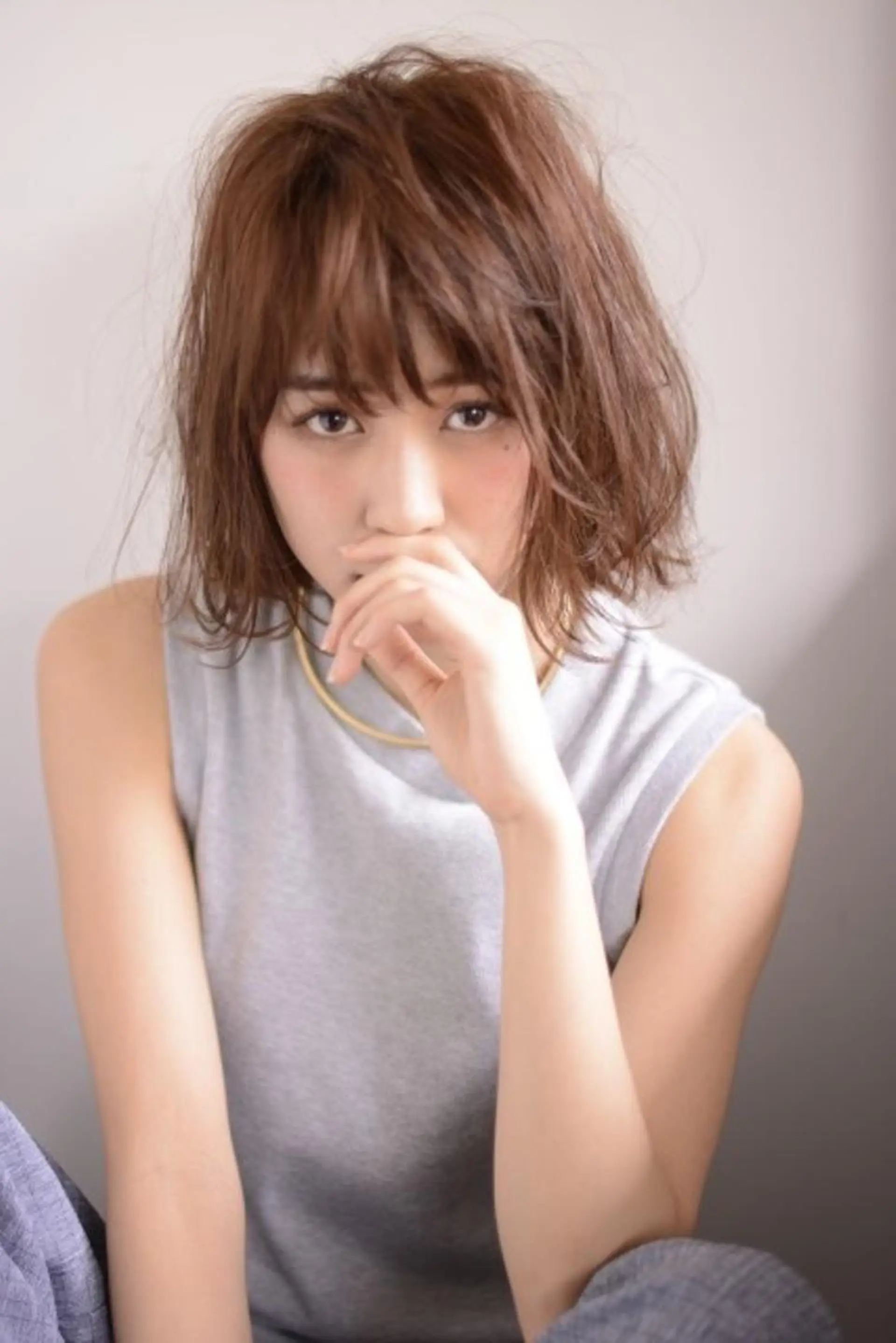 ミディアム カラー ケアカラー特化 美容師店長佐藤のヘアスタイル