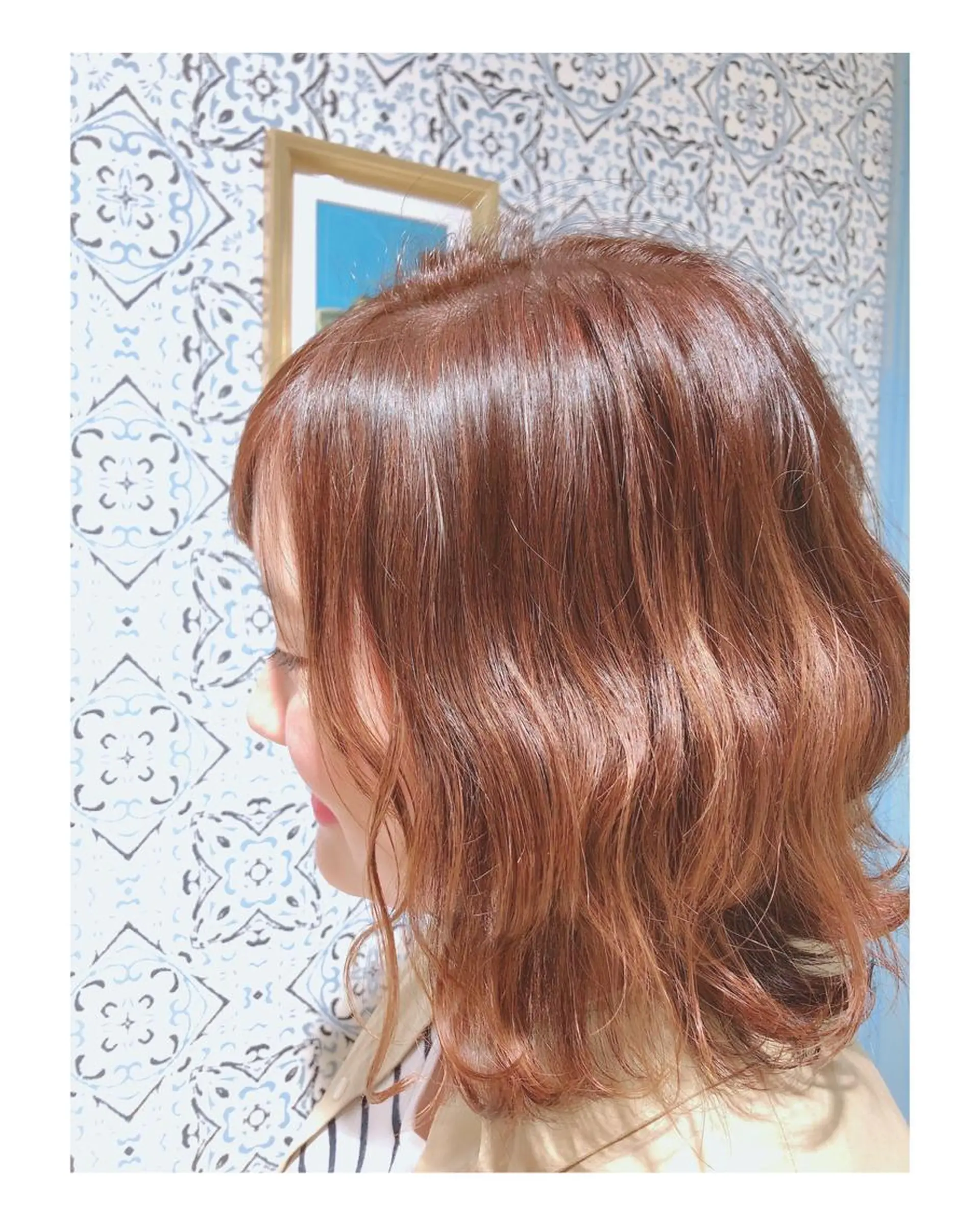 ミディアム カット ヘアカラー トリートメント 代表山口ひな 髪質改善のプロのヘアスタイル