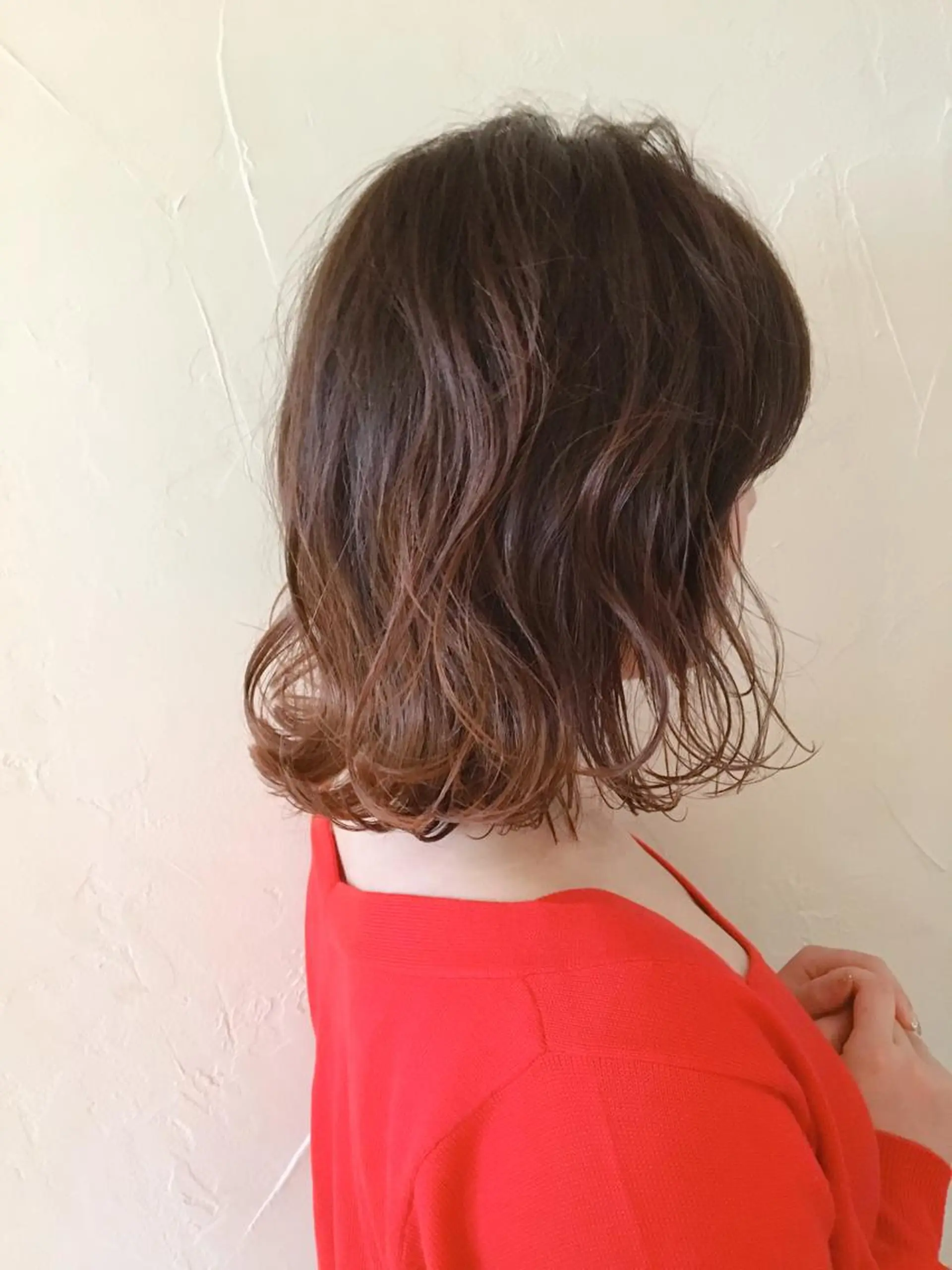 ミディアム シマダ アユミのヘアスタイル