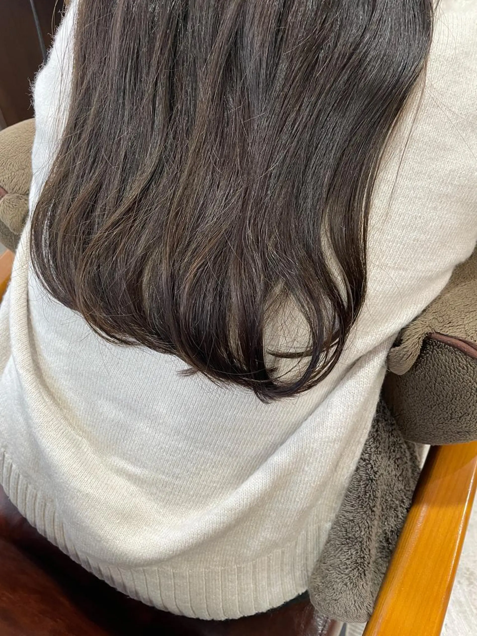 ロング カット ヘアカラー トリートメント さの あやねのヘアスタイル