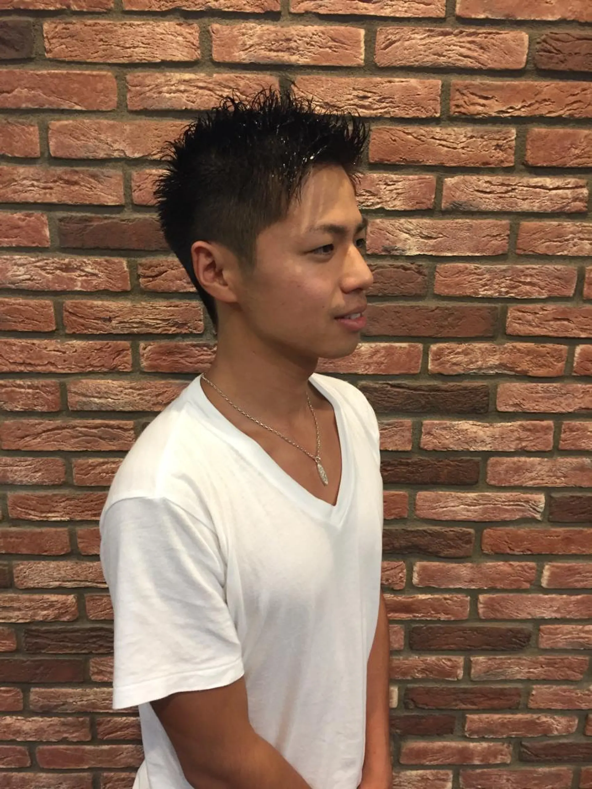 ショート パーマ ベリーショート ショートヘア ストレートパーマ 六本木メンズヘア 大橋勇貴のヘアスタイル