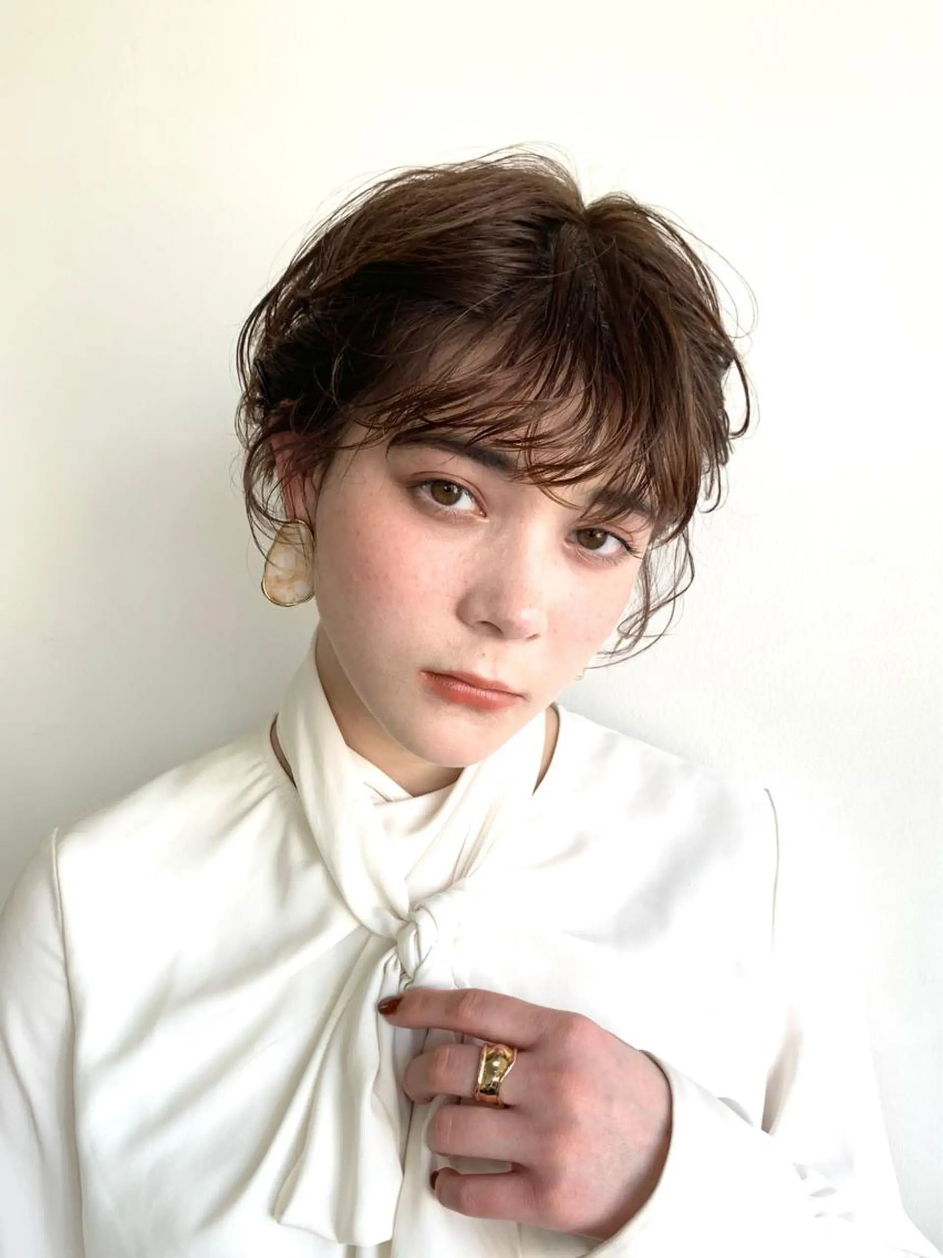 ショート カット トリートメント ヘアセット 🌿似合わせ透明感 カラー松本朋幸🌿のヘアスタイル