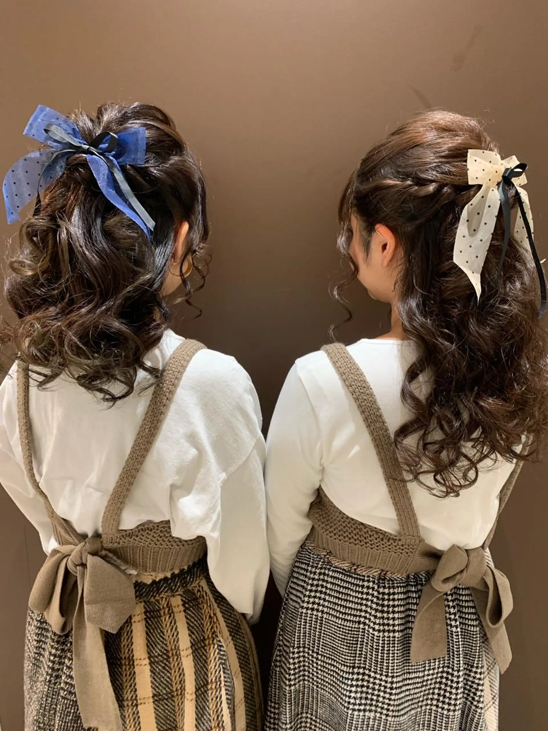 ロング カラー ヘアアレンジ ヘアセット きむえり/髪質改善 /うねり広がり改善のヘアスタイル