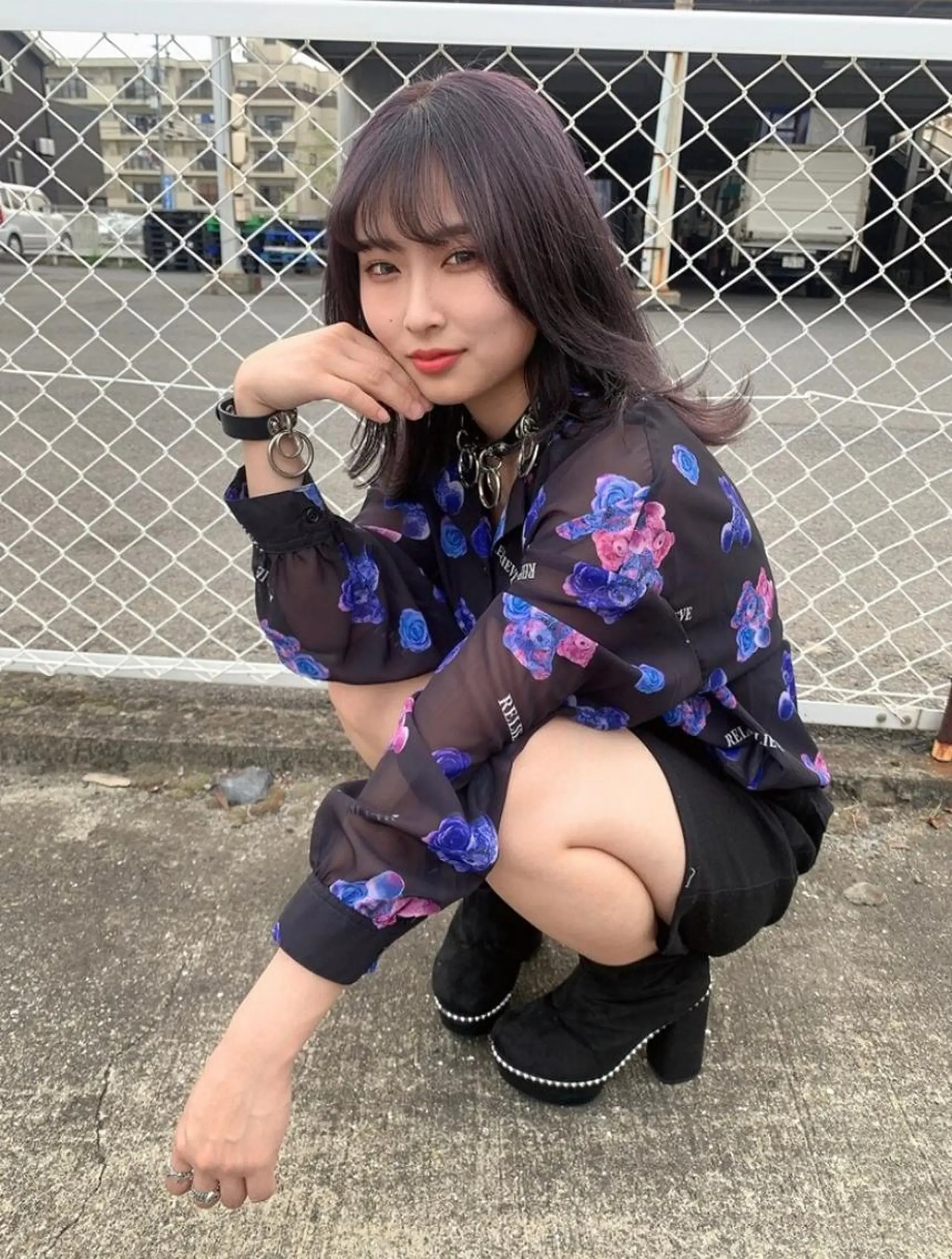 セミロング カラー 🫧ウルフカット/ 畑中結衣🫧のヘアスタイル