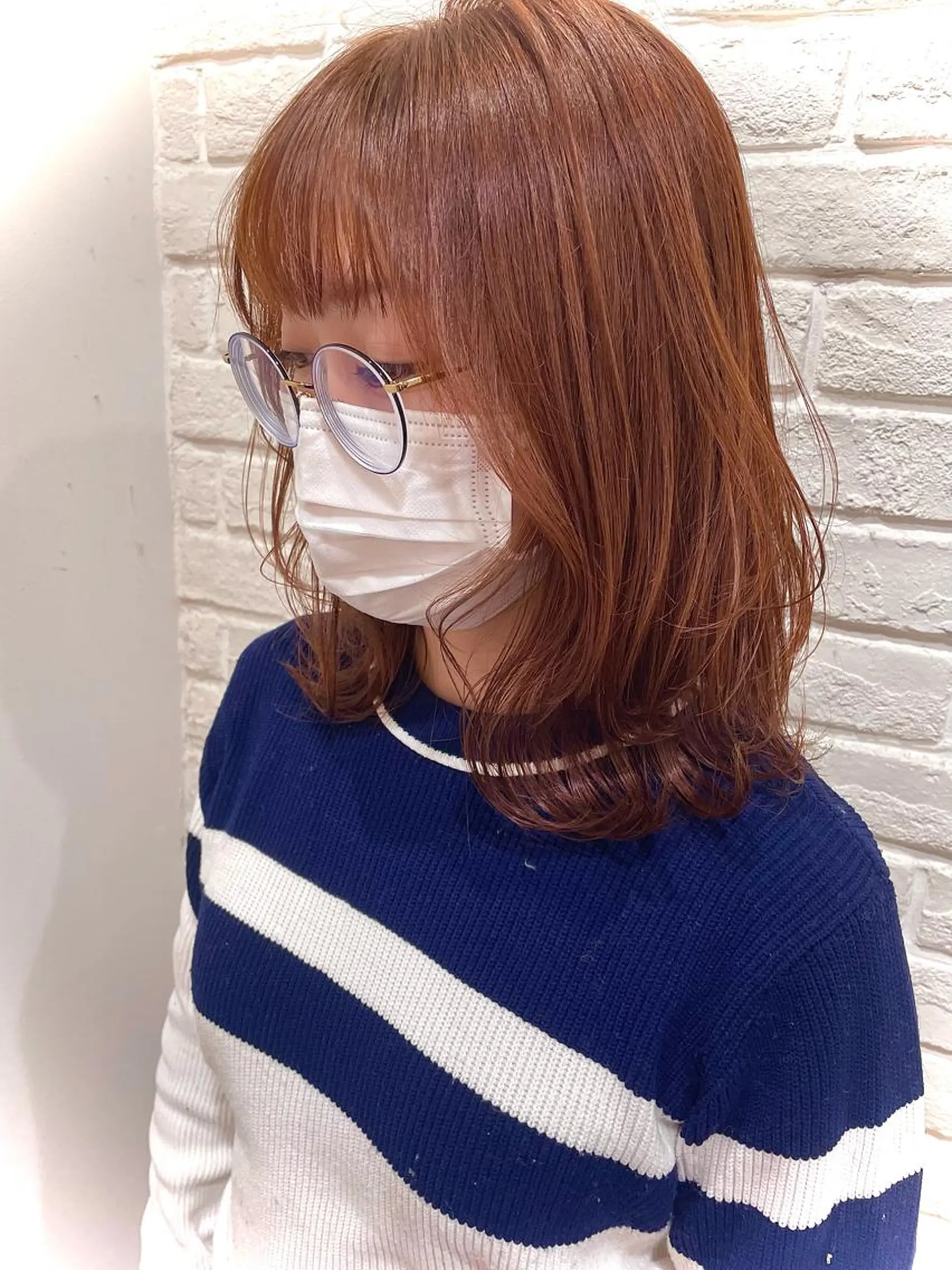 ミディアム カラー パーマ ヘアアレンジ メンズ キッズ ネイル マツエク・マツパ アイブロウ belta.🌱 安藝夏花🌻のヘアスタイル