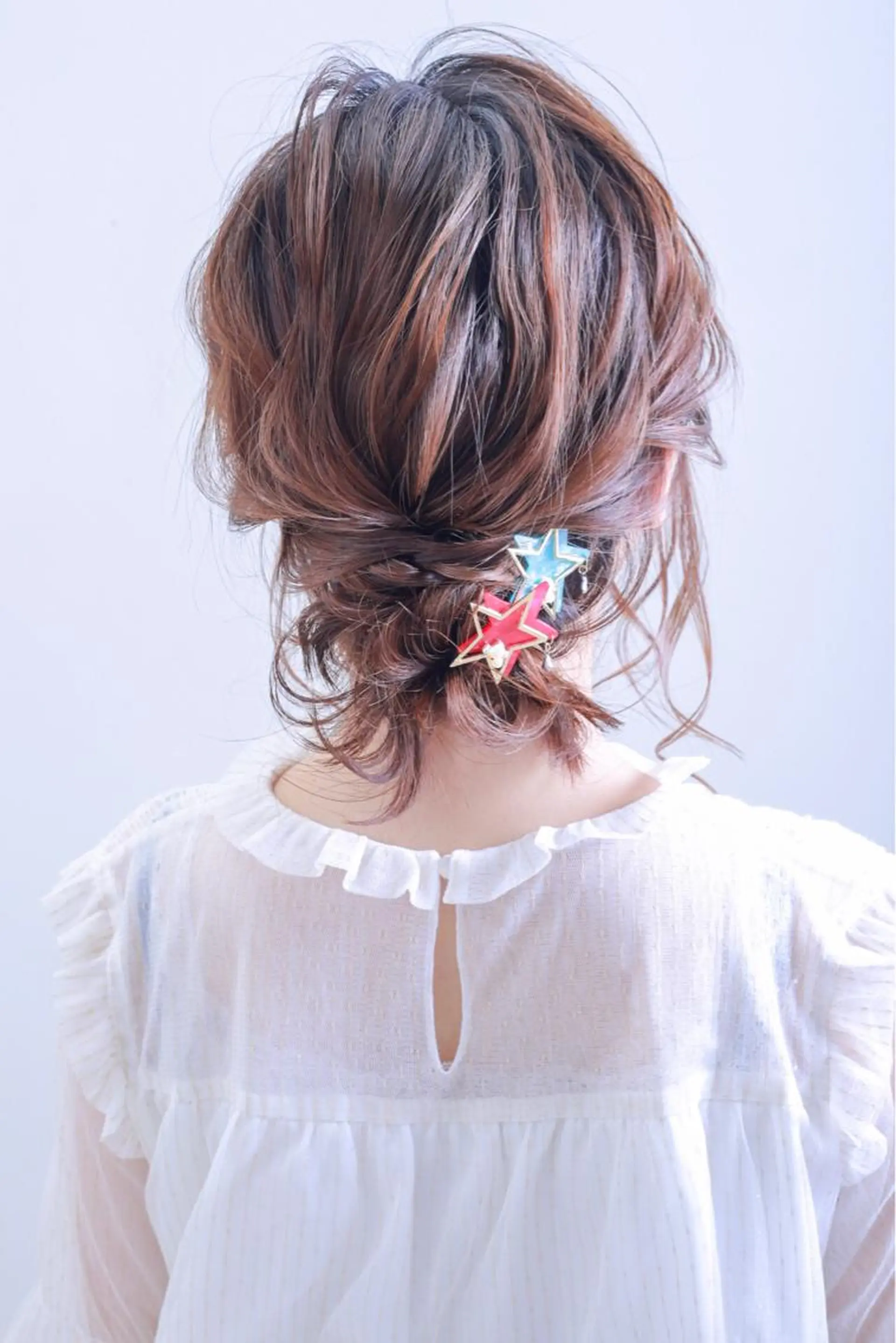 セミロング ヘアアレンジ 伊藤 裕貴のヘアスタイル