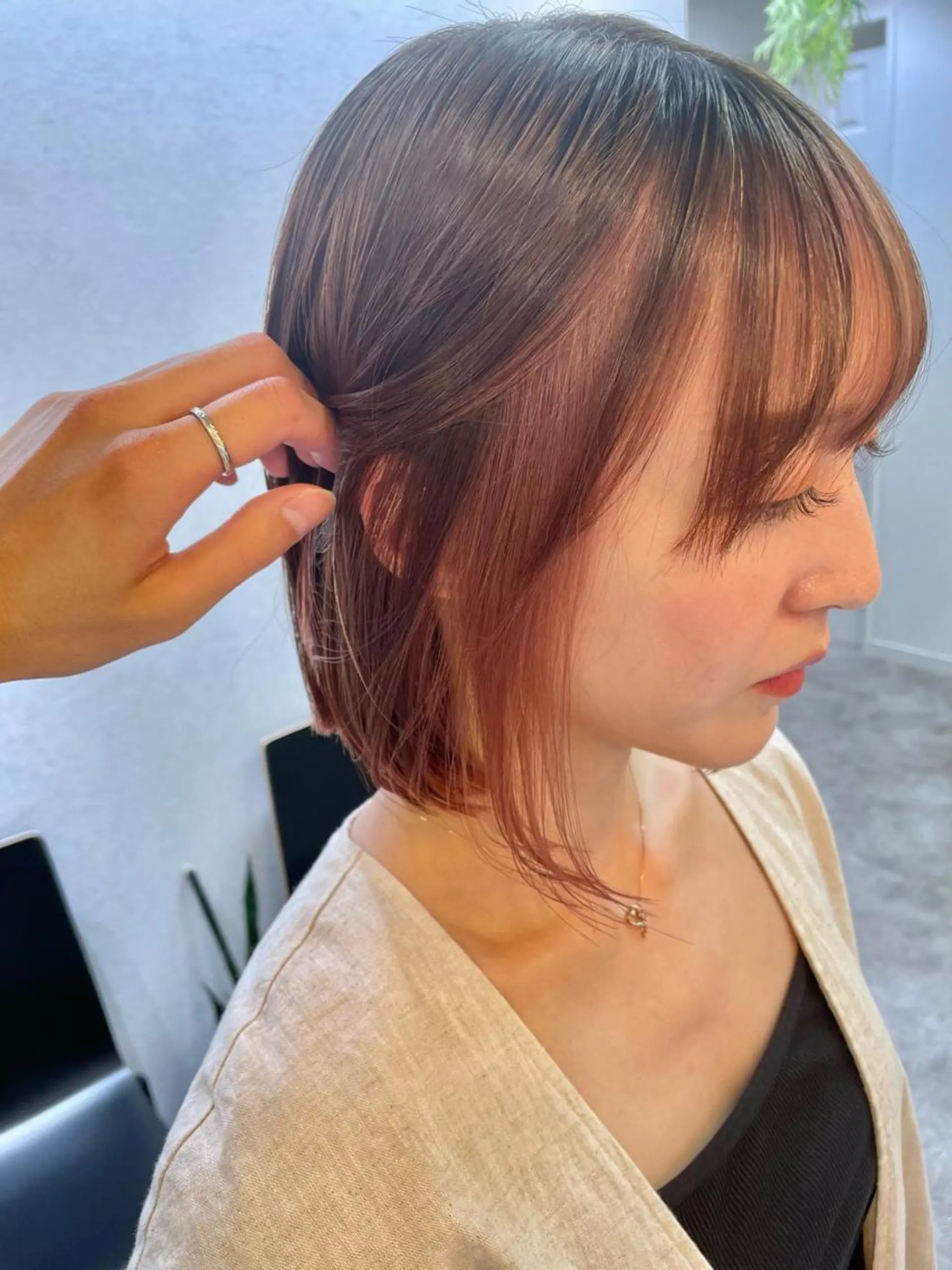 ショート カラー ヘアカラー トリートメント レイン🌏🌱 似合わせ/ハイトーンのヘアスタイル