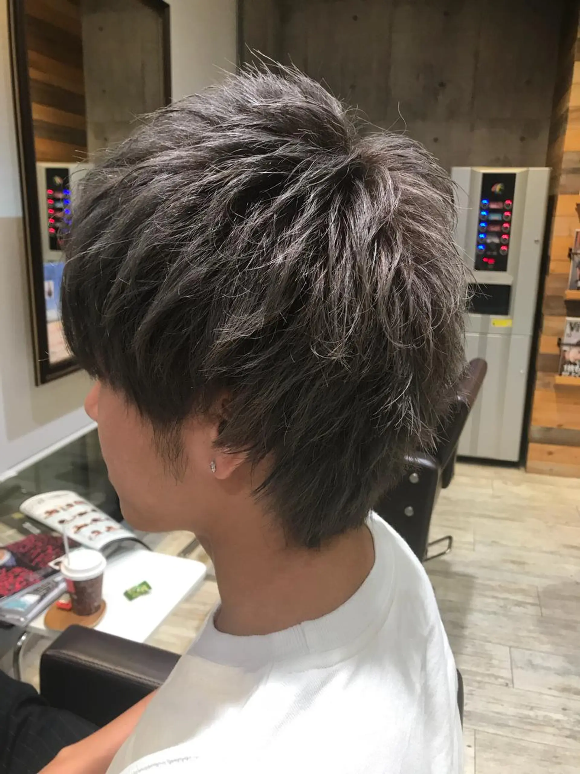 ショート カラー パーマ ヘアアレンジ メンズ キッズ ネイル マツエク・マツパ メンズブリーチ ブリーチ カット ヘアカラー トリートメント EnBlesS西宮 マンツーマン神道有基のヘアスタイル