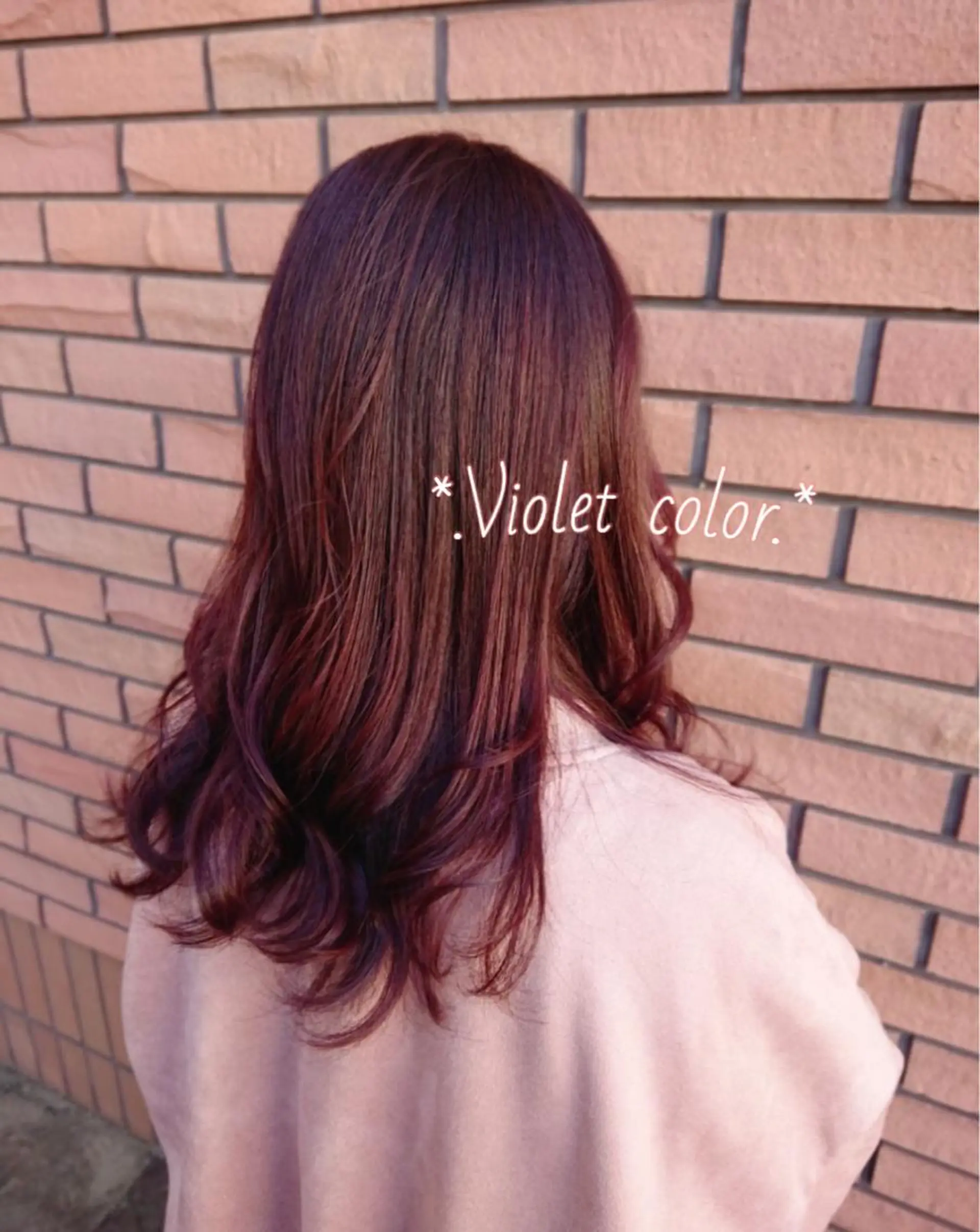 ロング カラー バイオレットカラー ヘアカラー 💐レイヤー/透明感 カラー💐智口彩香のヘアスタイル