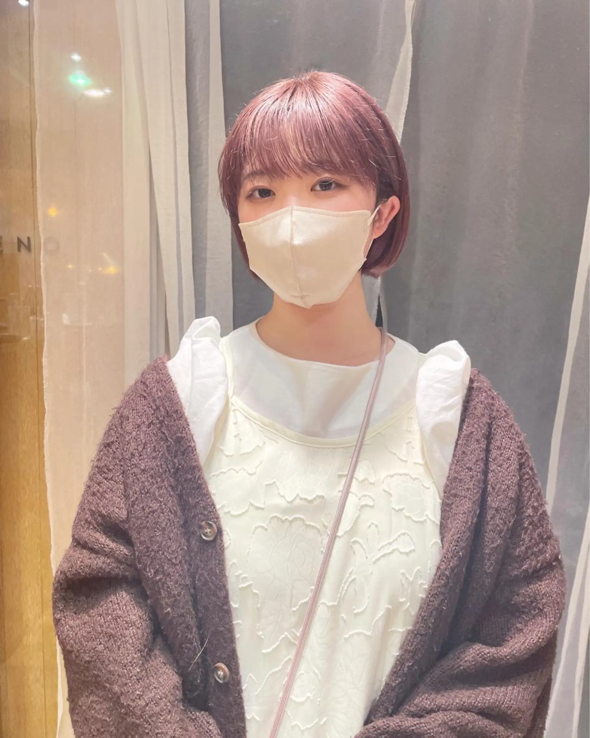 ショート カラー ボブ/ショート 吉田竣のヘアスタイル