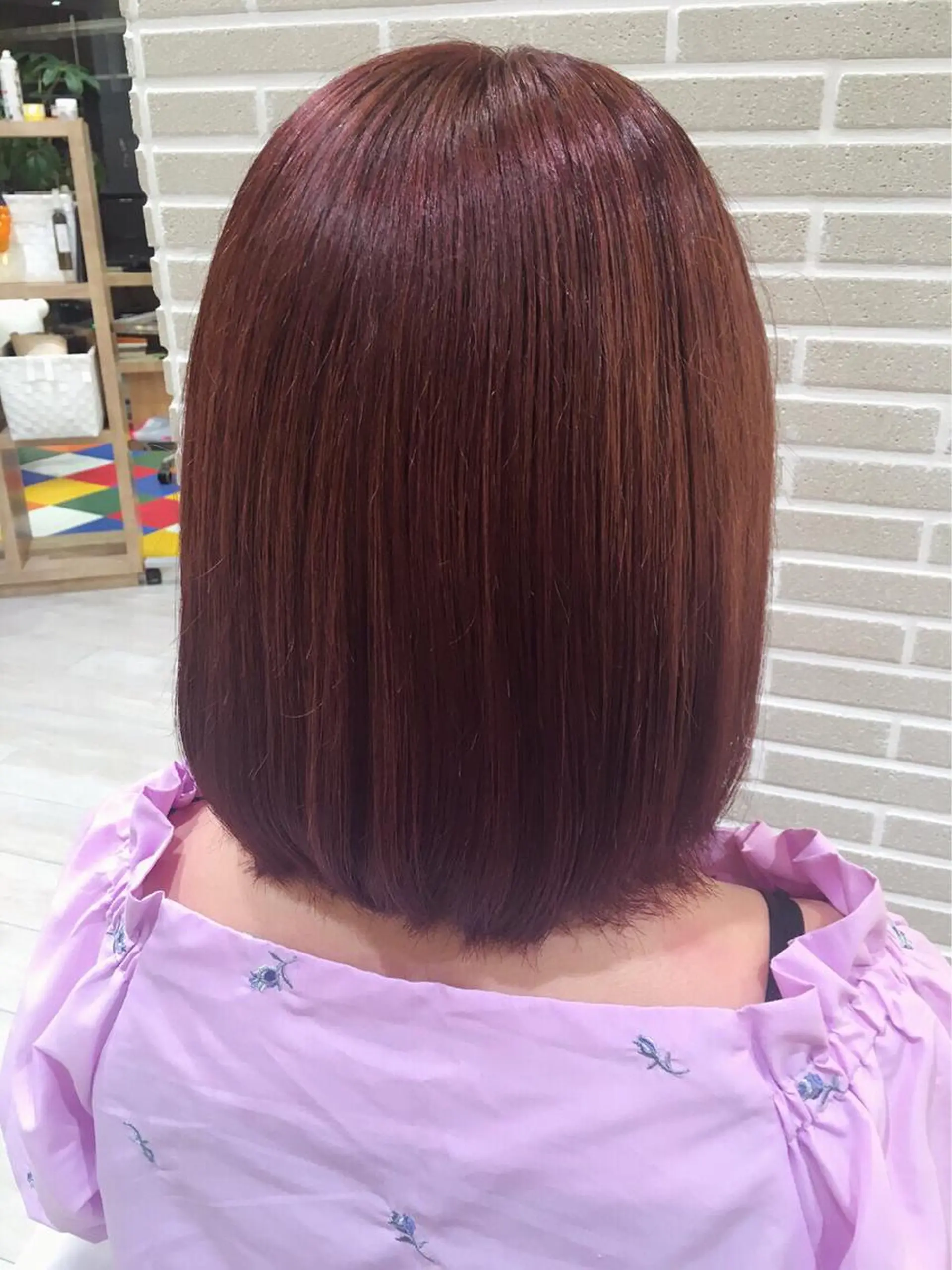 カラー 植田 菜月のヘアスタイル