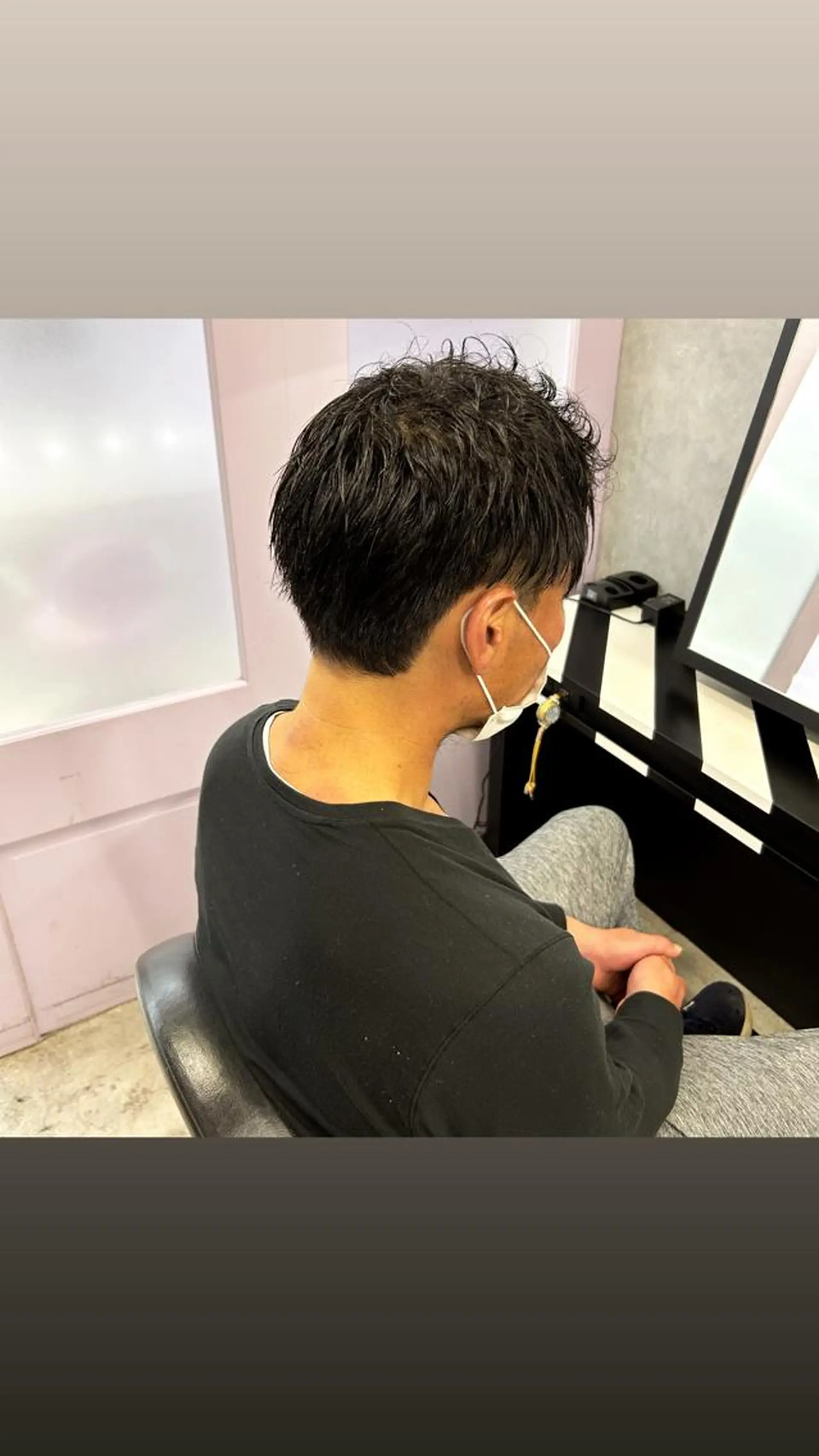 メンズ 縮毛矯正・髪質改善 特化 出納 直起のヘアスタイル