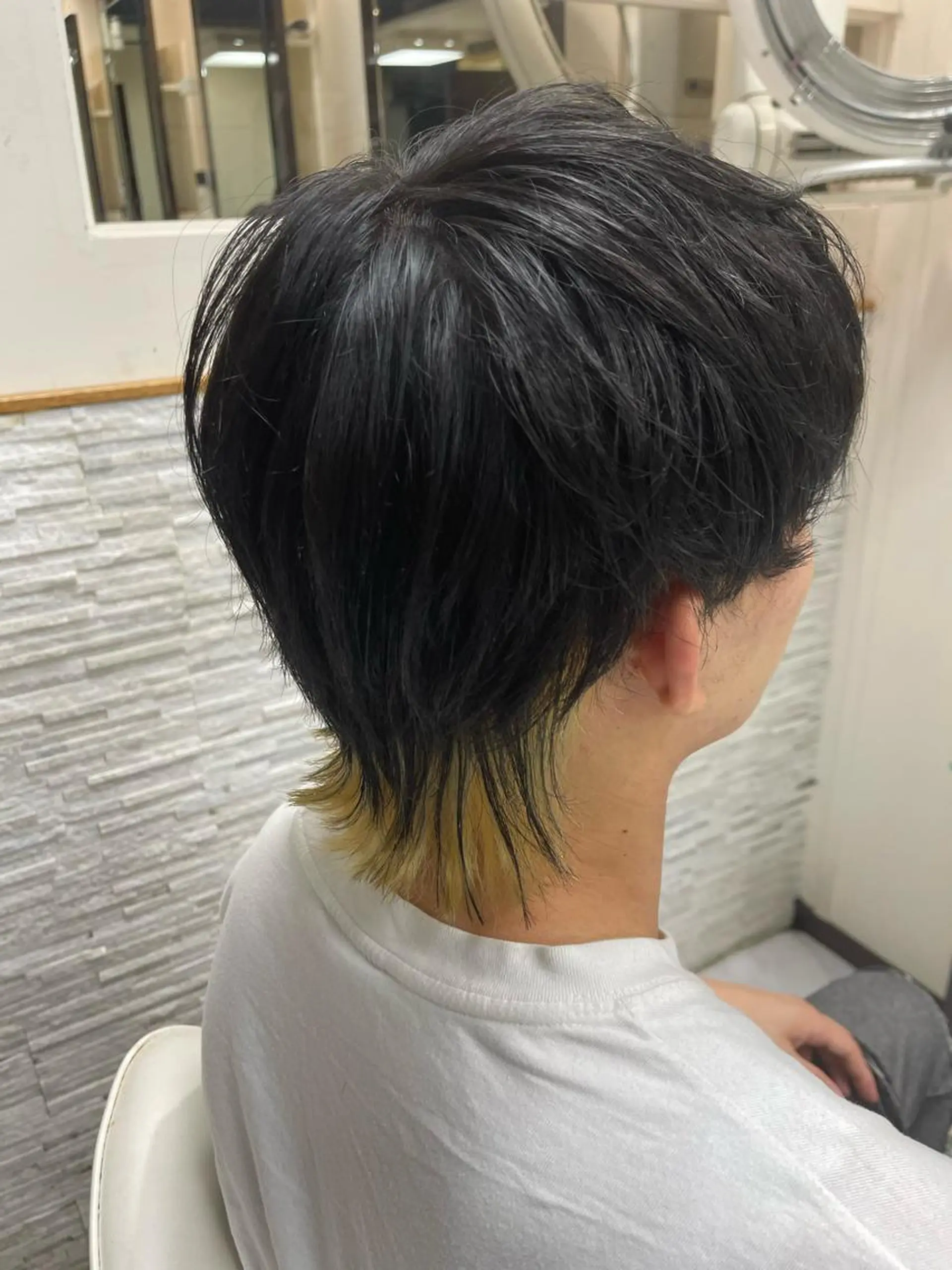 ショート カラー メンズ メンズインナーカラー インナーカラー ヘアカラー トリートメント 🌻メンズカット 落合諒🌻のヘアスタイル