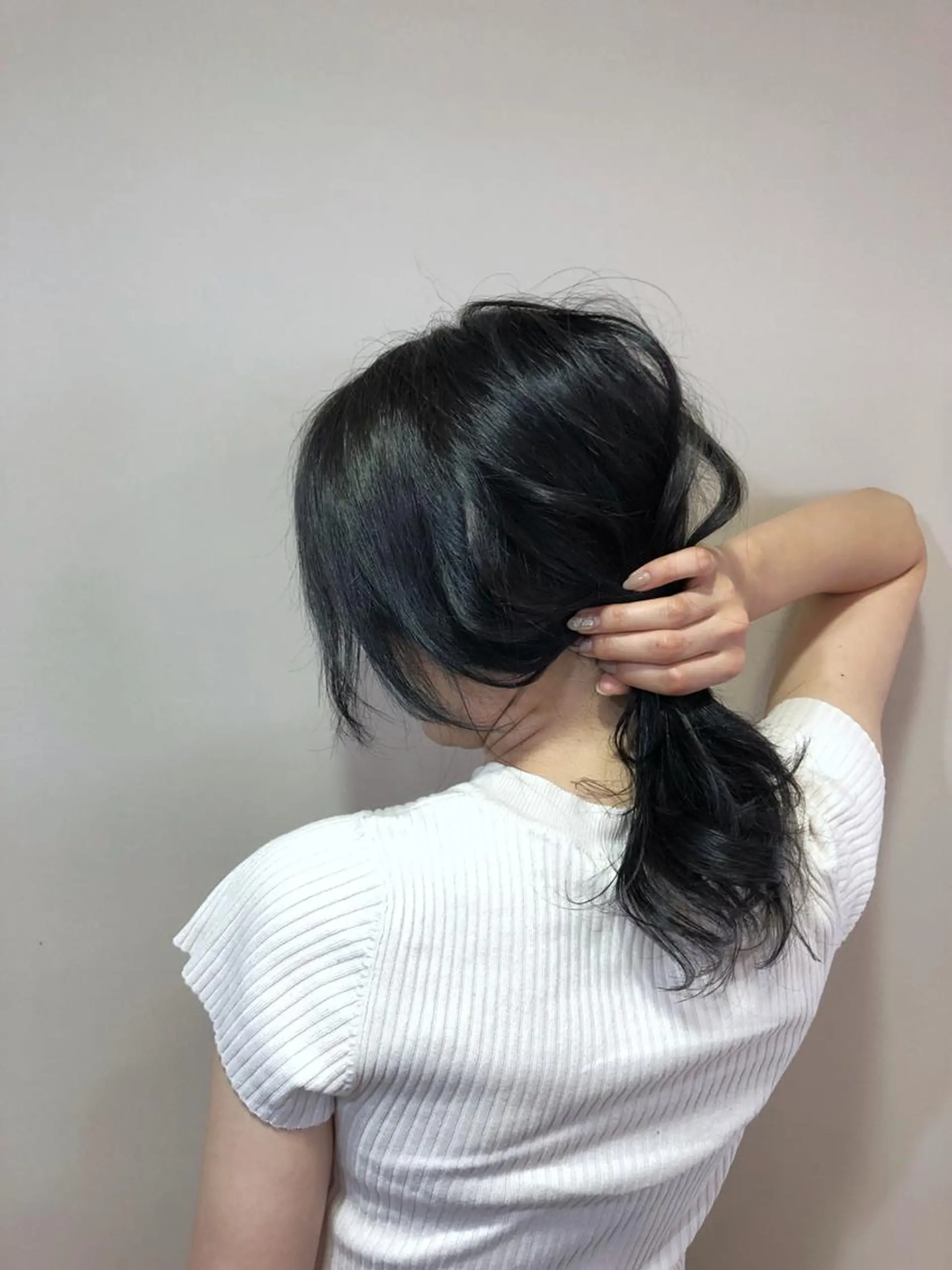 ロング カラー バレイヤージュ ブルーカラー ブルージュ グラデーションカラー ハイライトカラー 小顔カット✨ 透明感カラー/村上のヘアスタイル