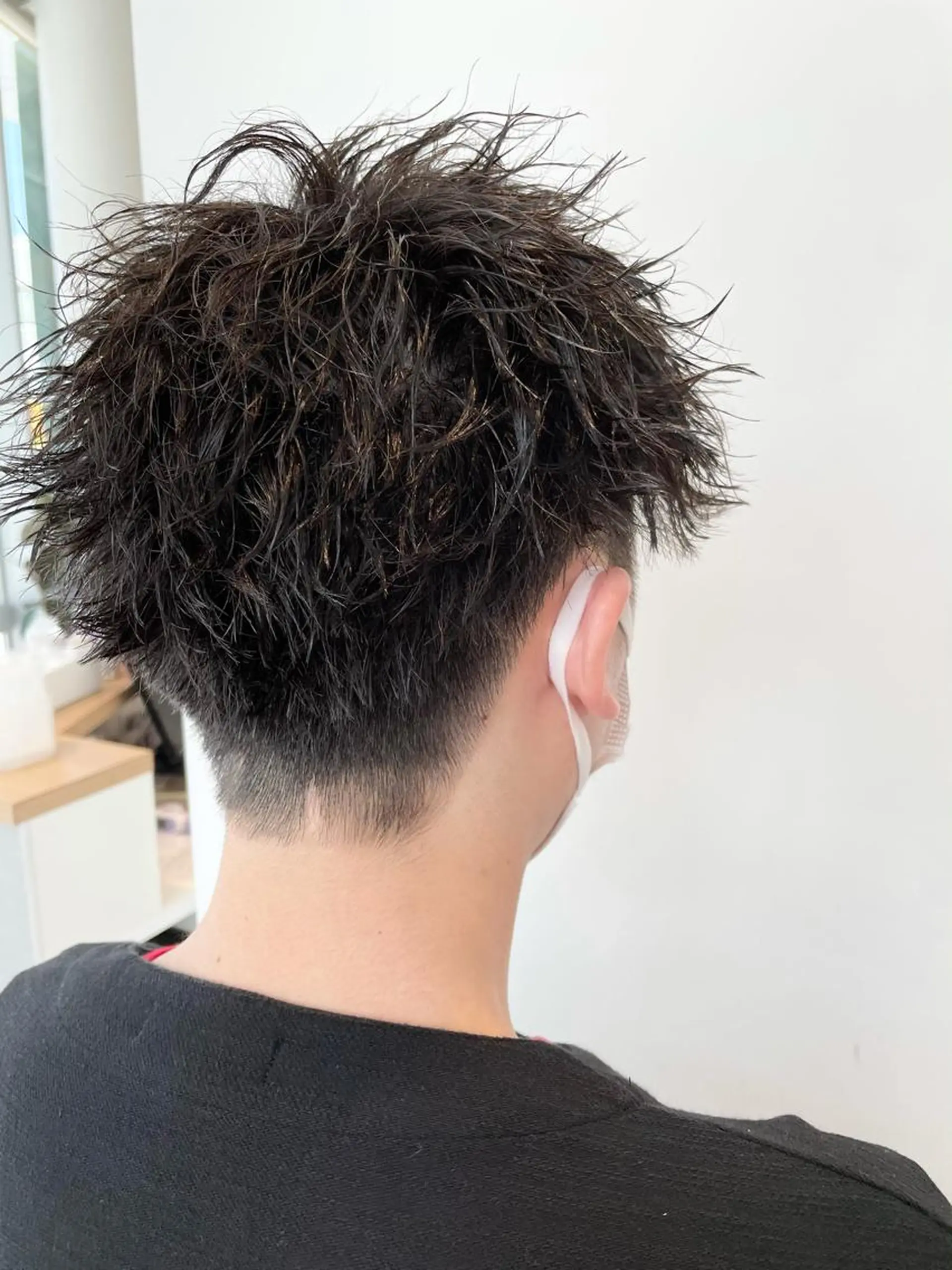 ショート パーマ メンズ 美髪形成！色素改善！ 秋田　和輝のヘアスタイル